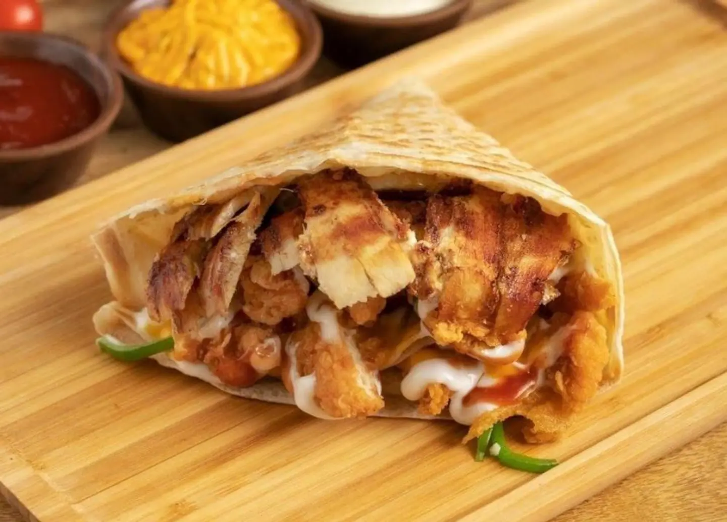 Choose Your Chicken Shawarma Crepe