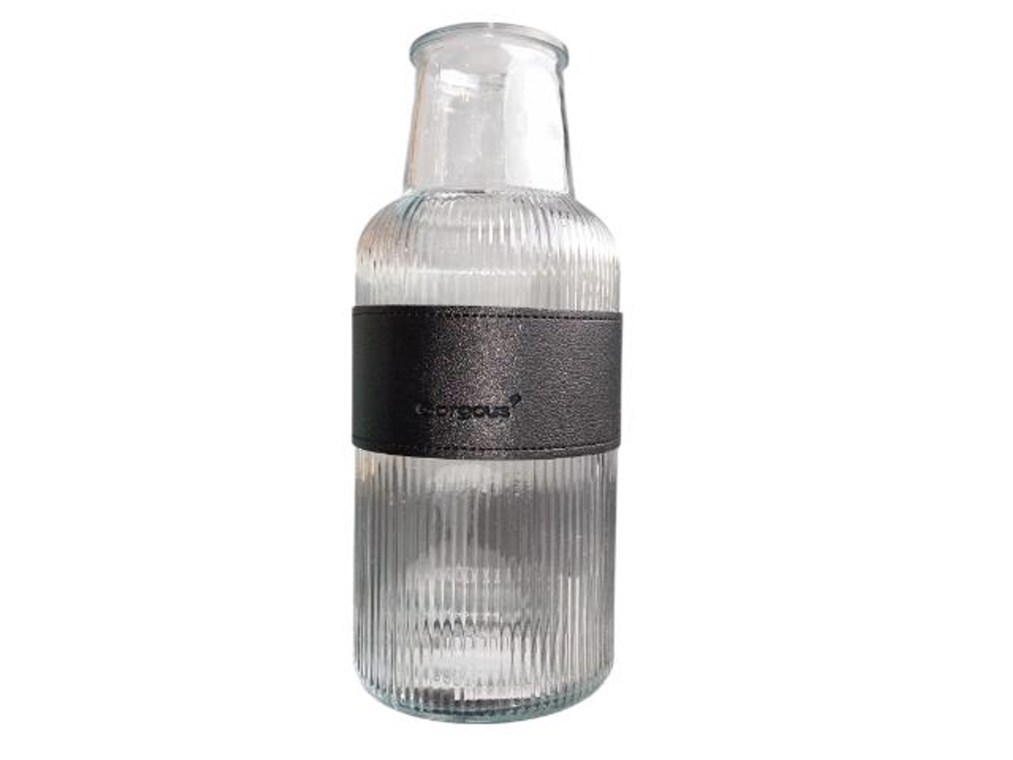 فازة بجلد اسود بدون ورد