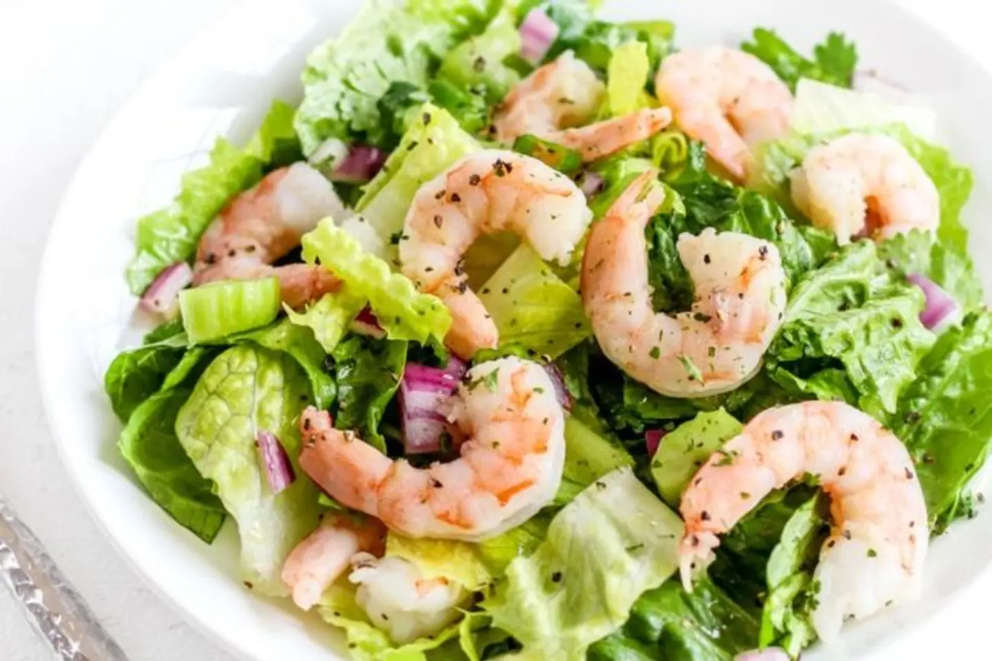 سلطة روبيان طازجة