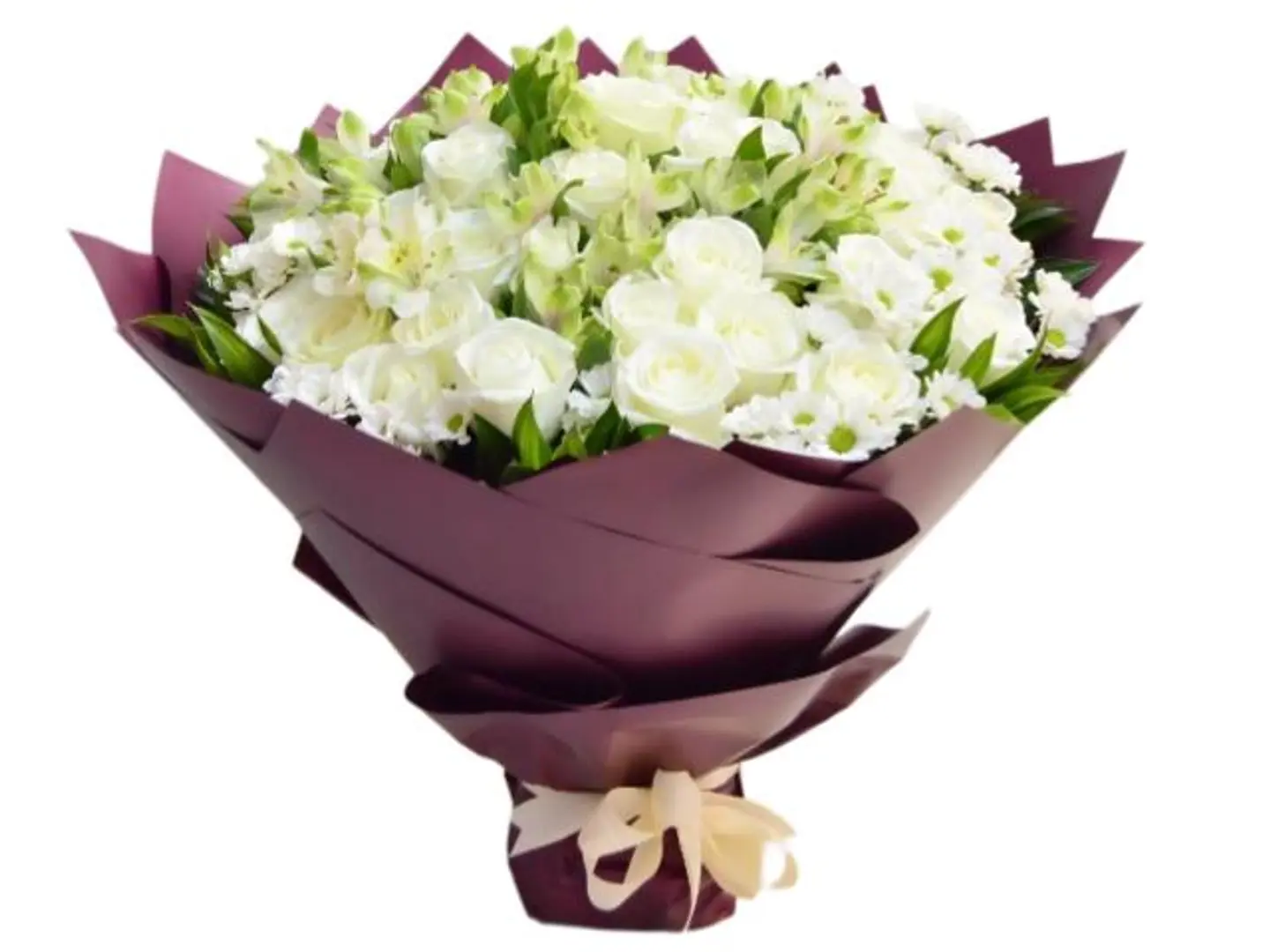 6086 White Elegance Bouquet