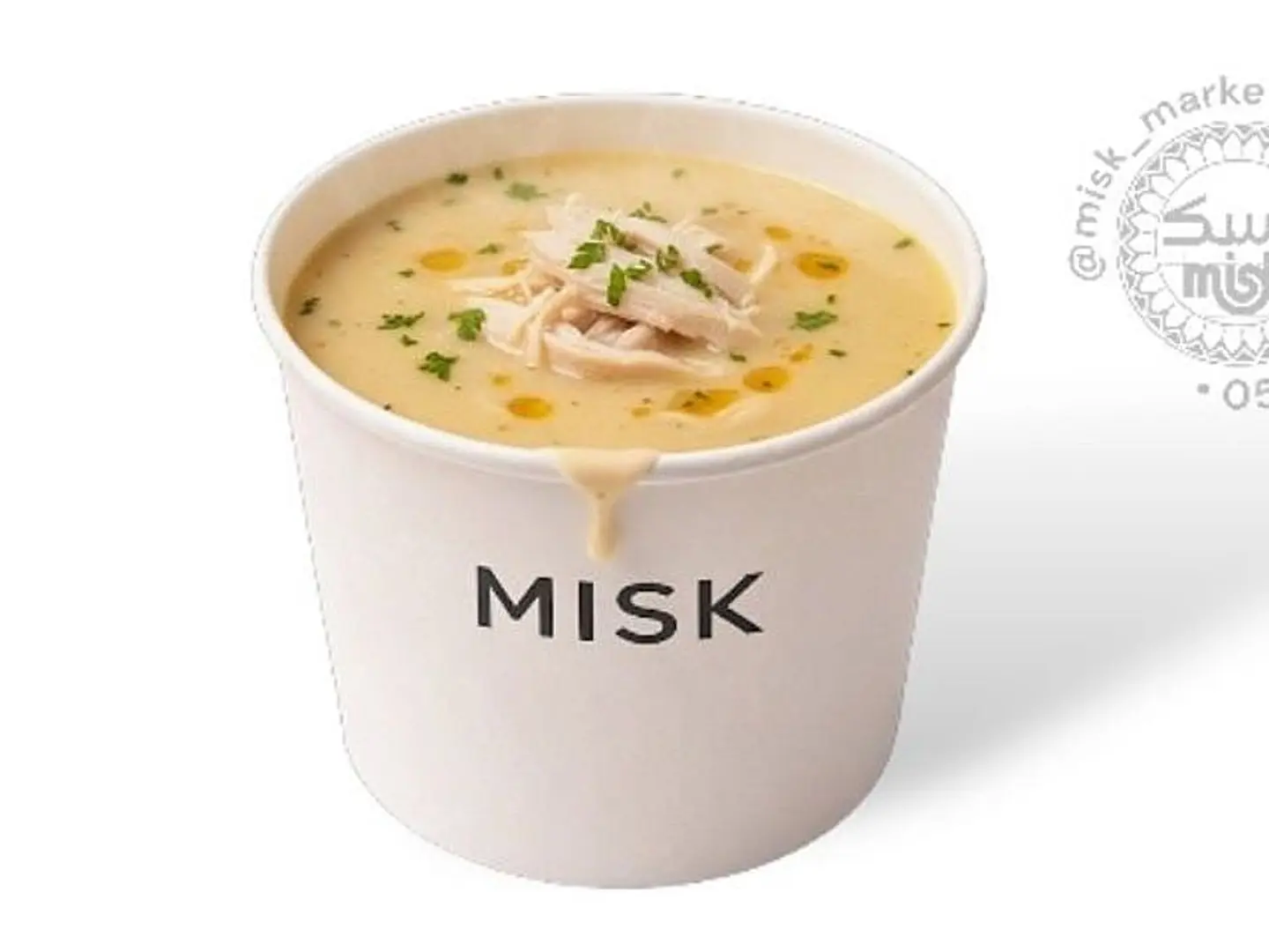 شوربة كريمة الدجاج الغنية