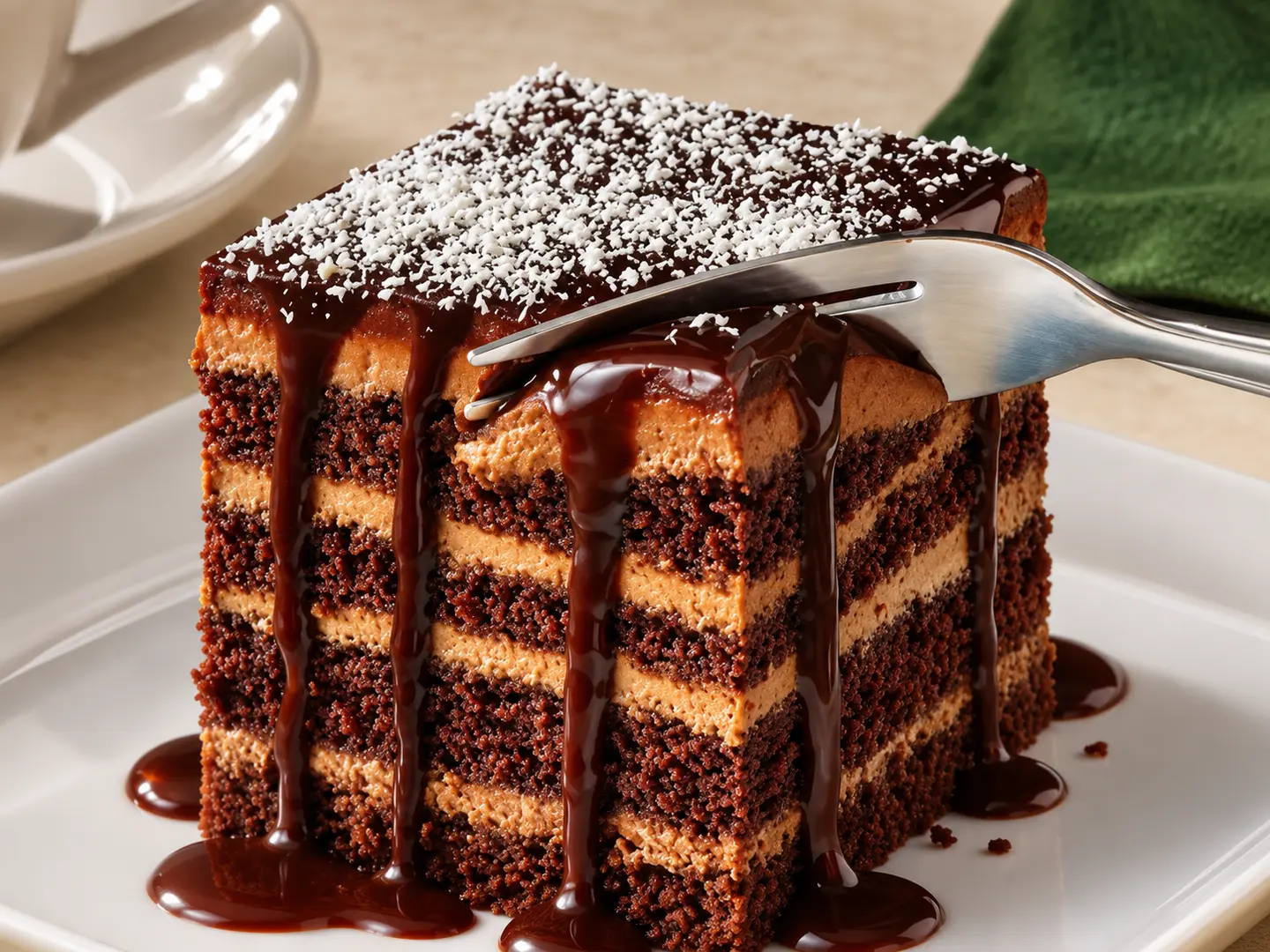 Chocolate Brownie Lasagna