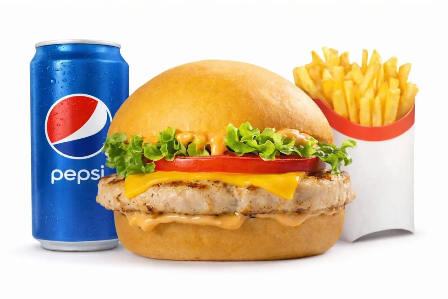 Classic Chicken Burger Meal