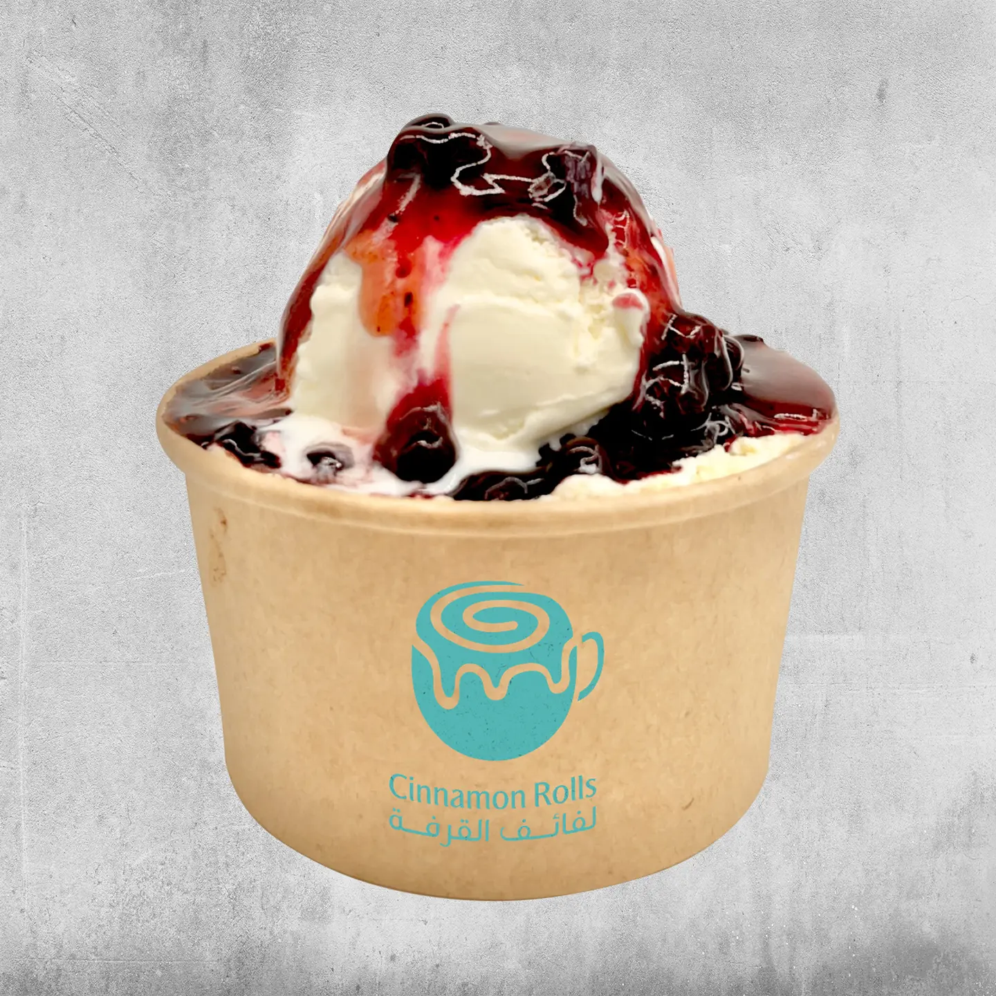Cinnamon Ice Cream Berries