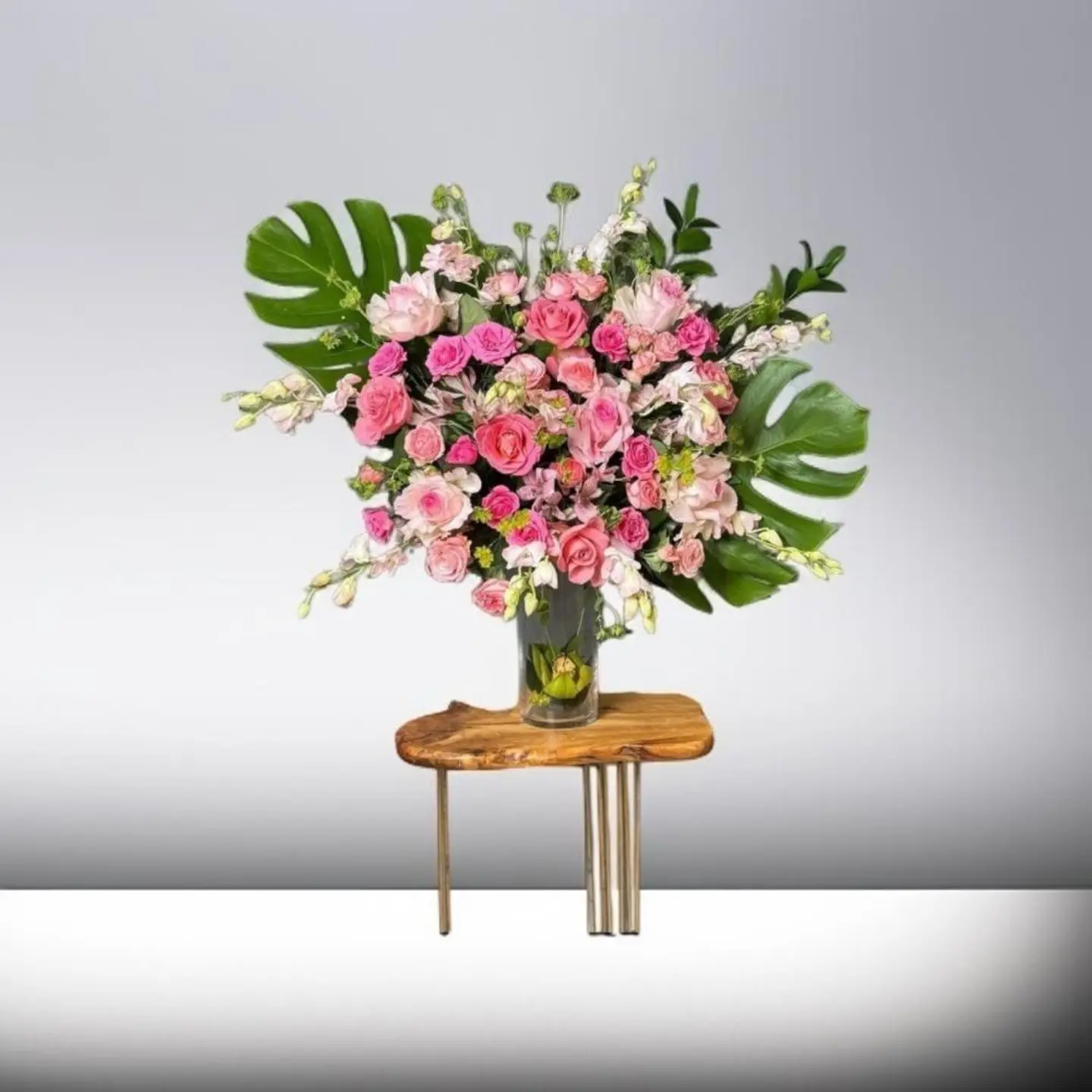 مزهرية ورود بتصميم متناسق