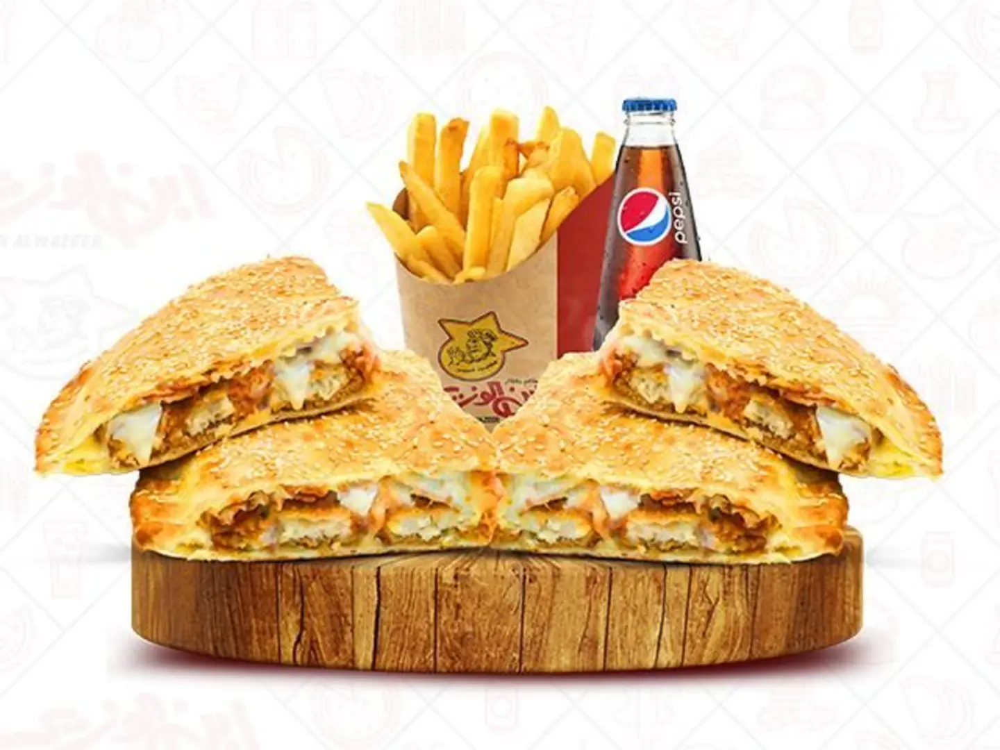 وجبة الزعيم اربع قطع