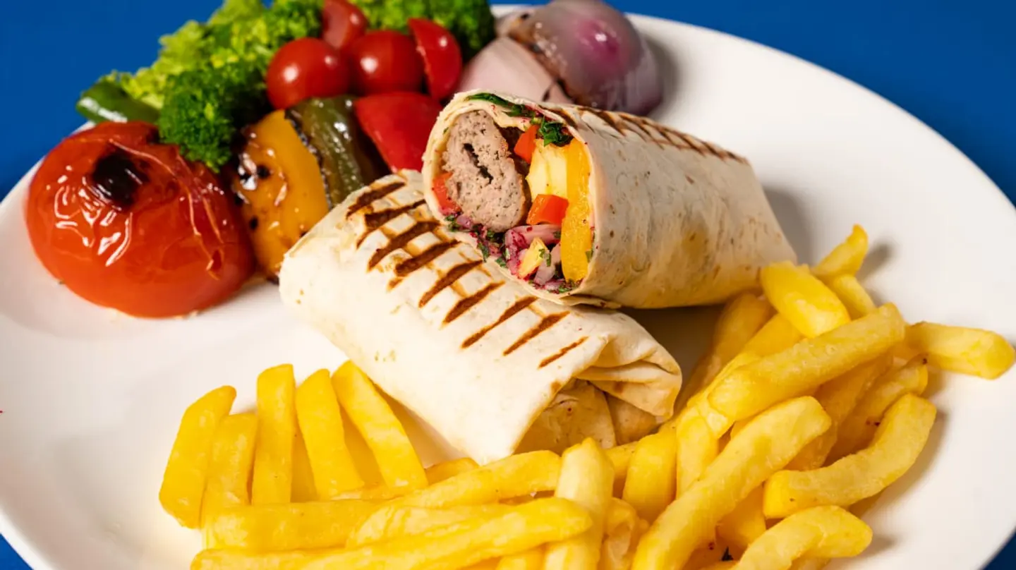 ساندوتش كباب لحم