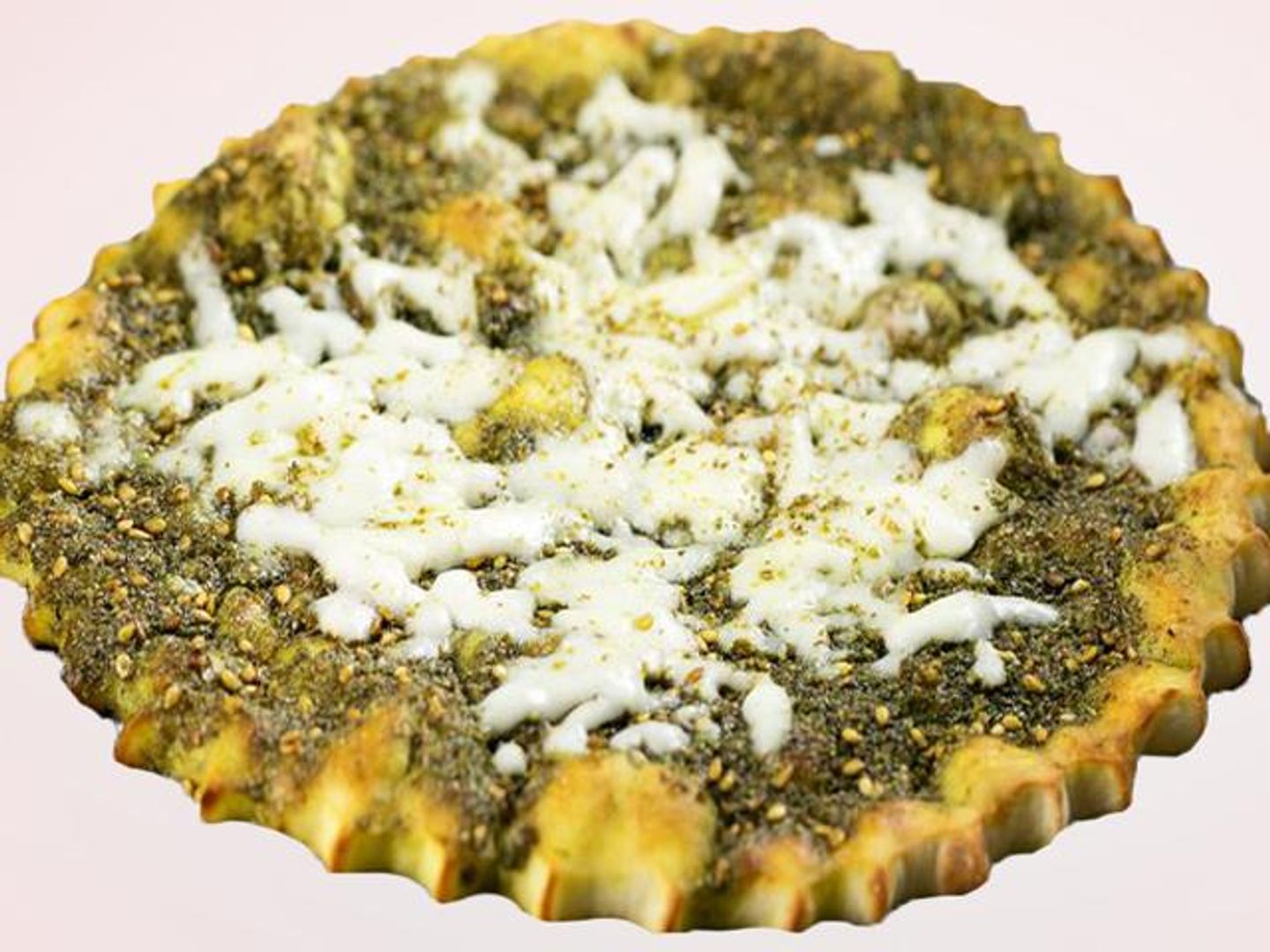 لبنة مع الزعتر
