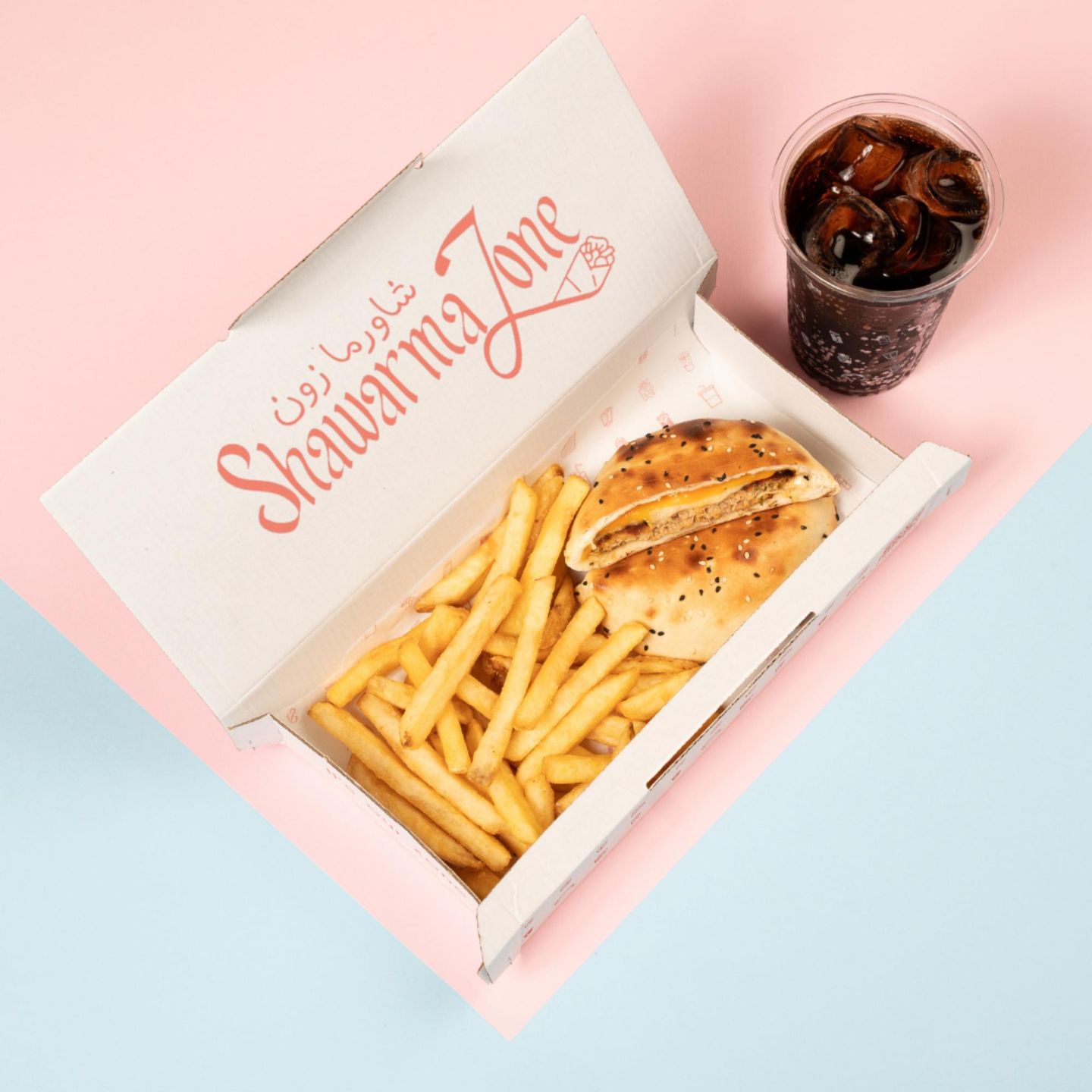 Chicken Burger Pie Meal