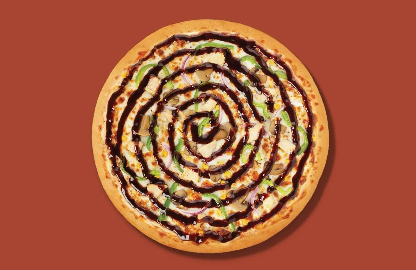 بيتزا باربكيو دجاج