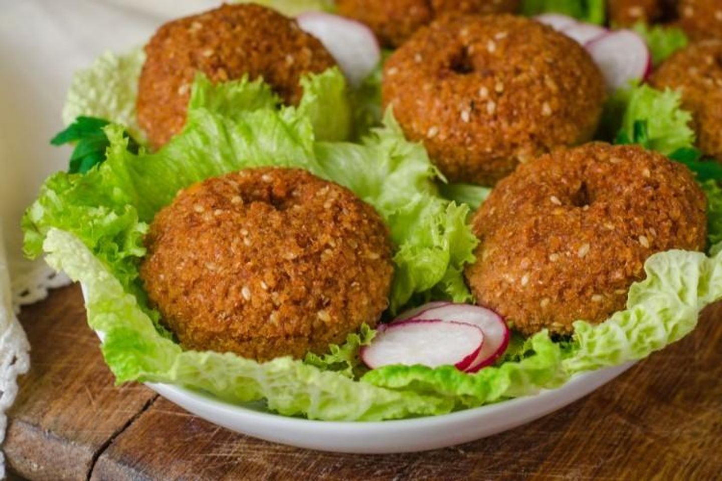 صحن فلافل صغير