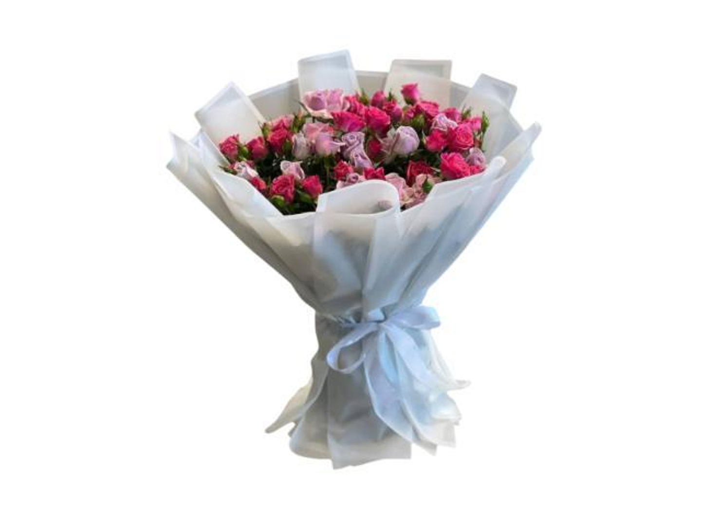 بوكيه تغليف ابيض