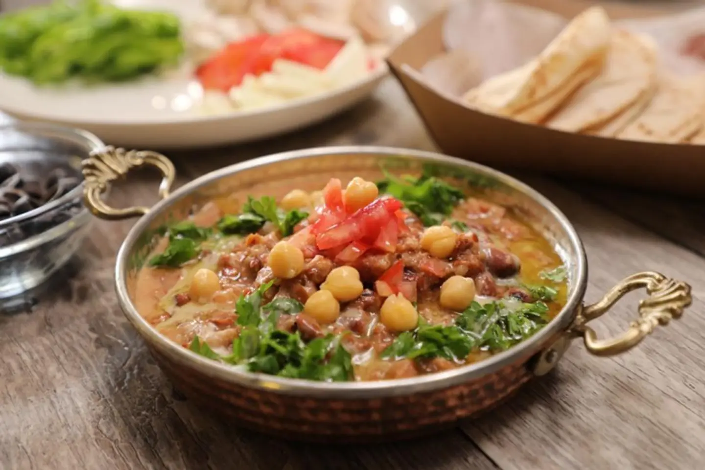 صحن فول شامي صغير