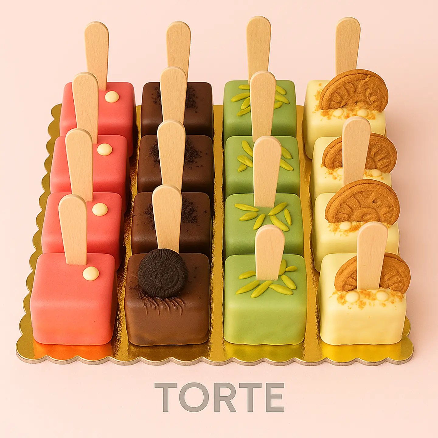 Square Cheese Cake Sticks