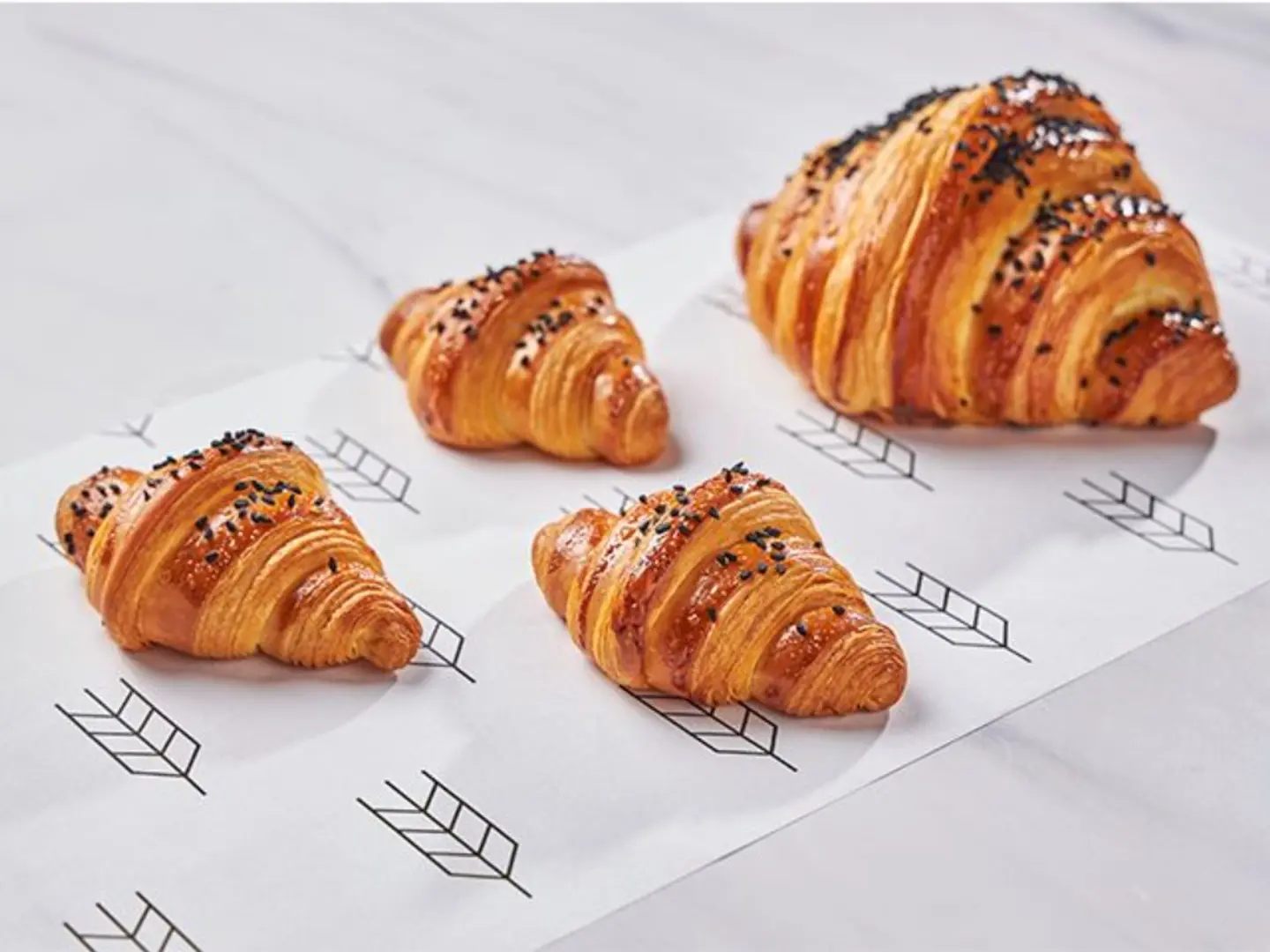 ميني كرواسون جبنة