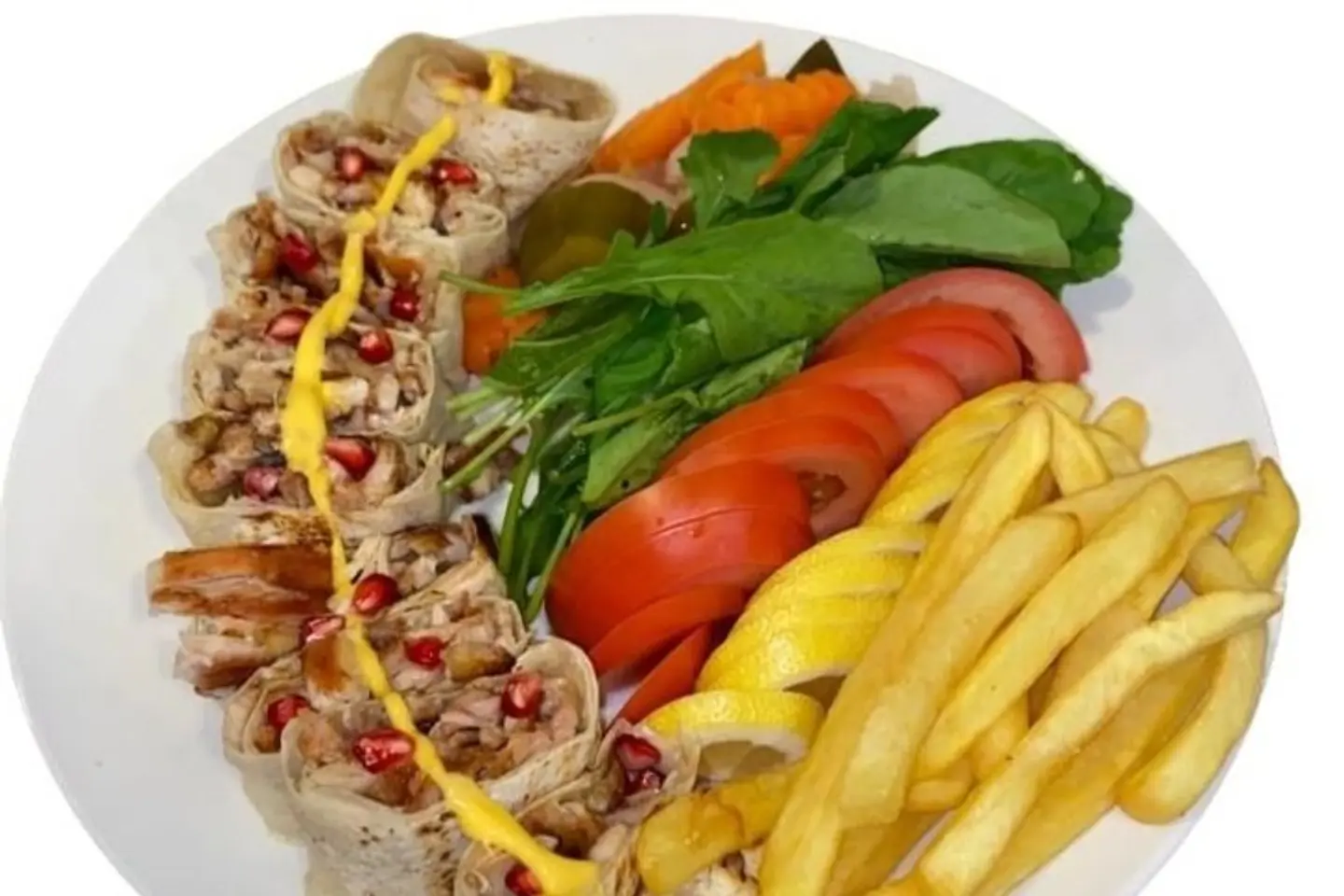 صحن شاورما خاص تسع قطع