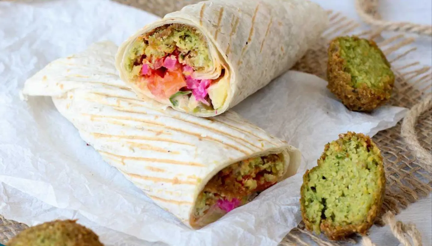 Mexican Falafel Sandwich