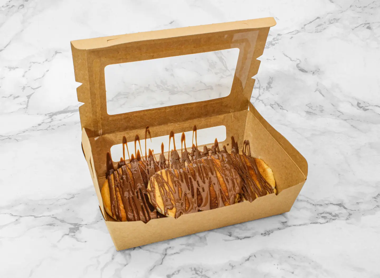 ميني كريب بالشوكولاتة