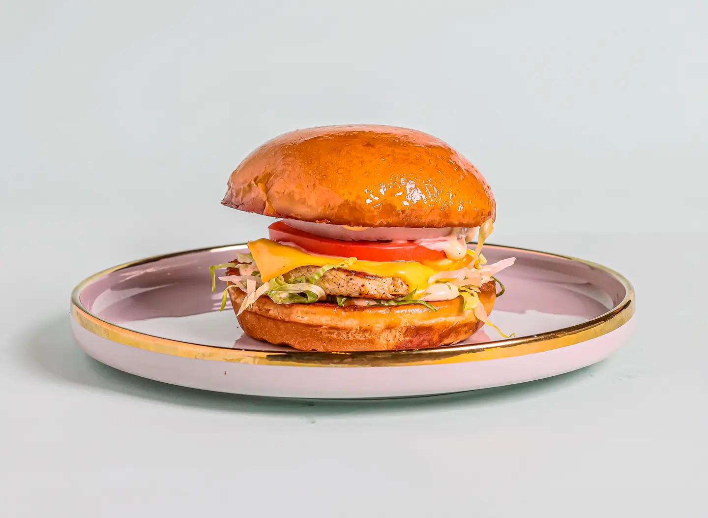 The Grill Chicken Classic  Burger