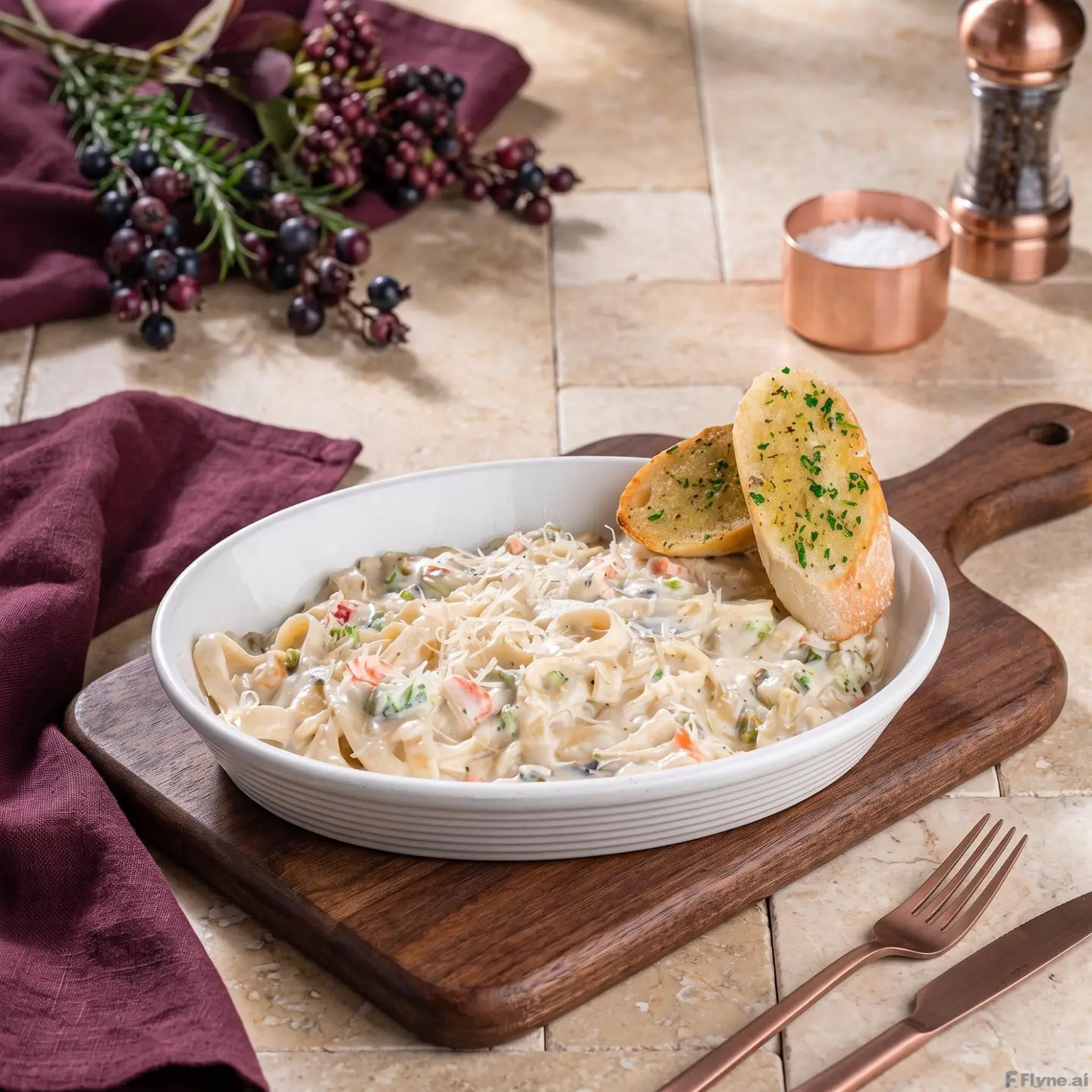 Vegetable Fettuccine