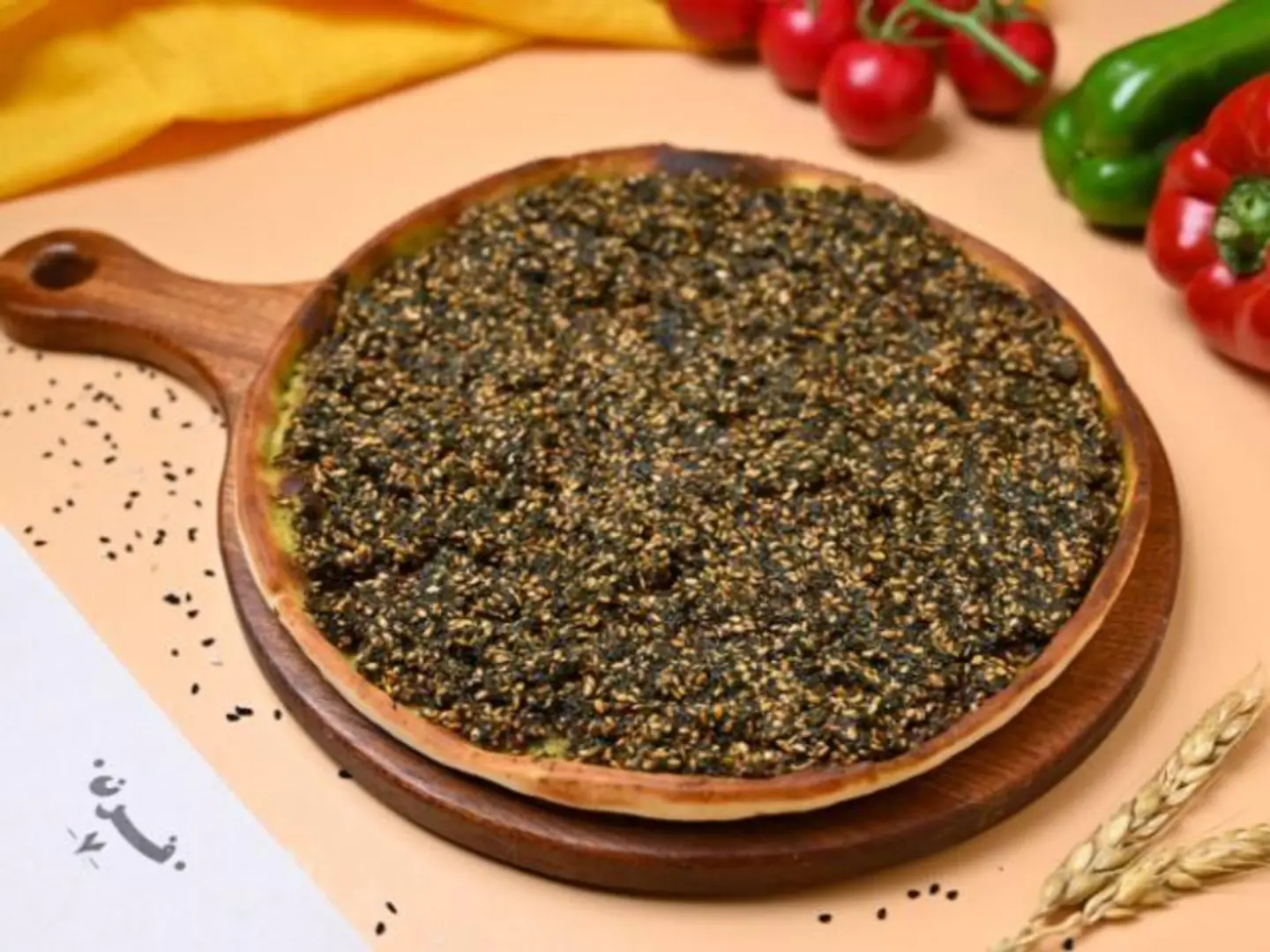 منقوشه زعتر سادة