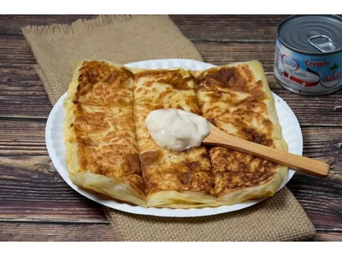 مطبق حلو قشطة