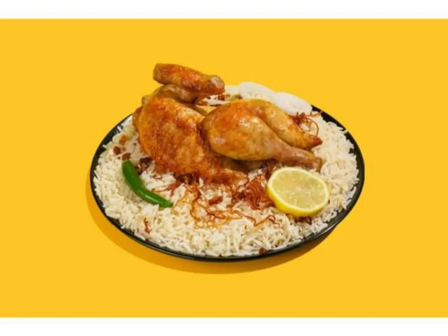 نص حبة شواية مع رز بشاوري