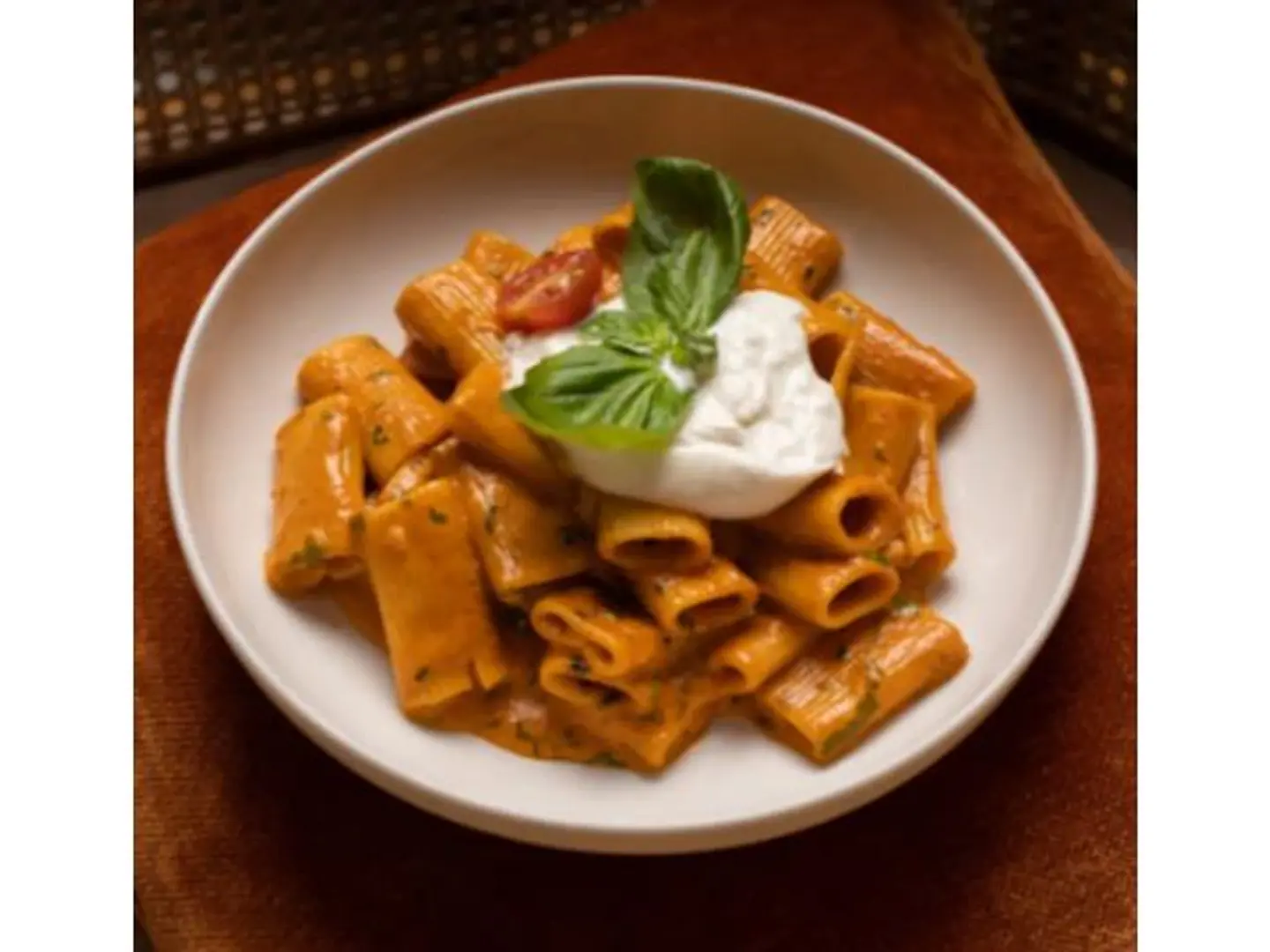Rigatoni Rosa Burrata