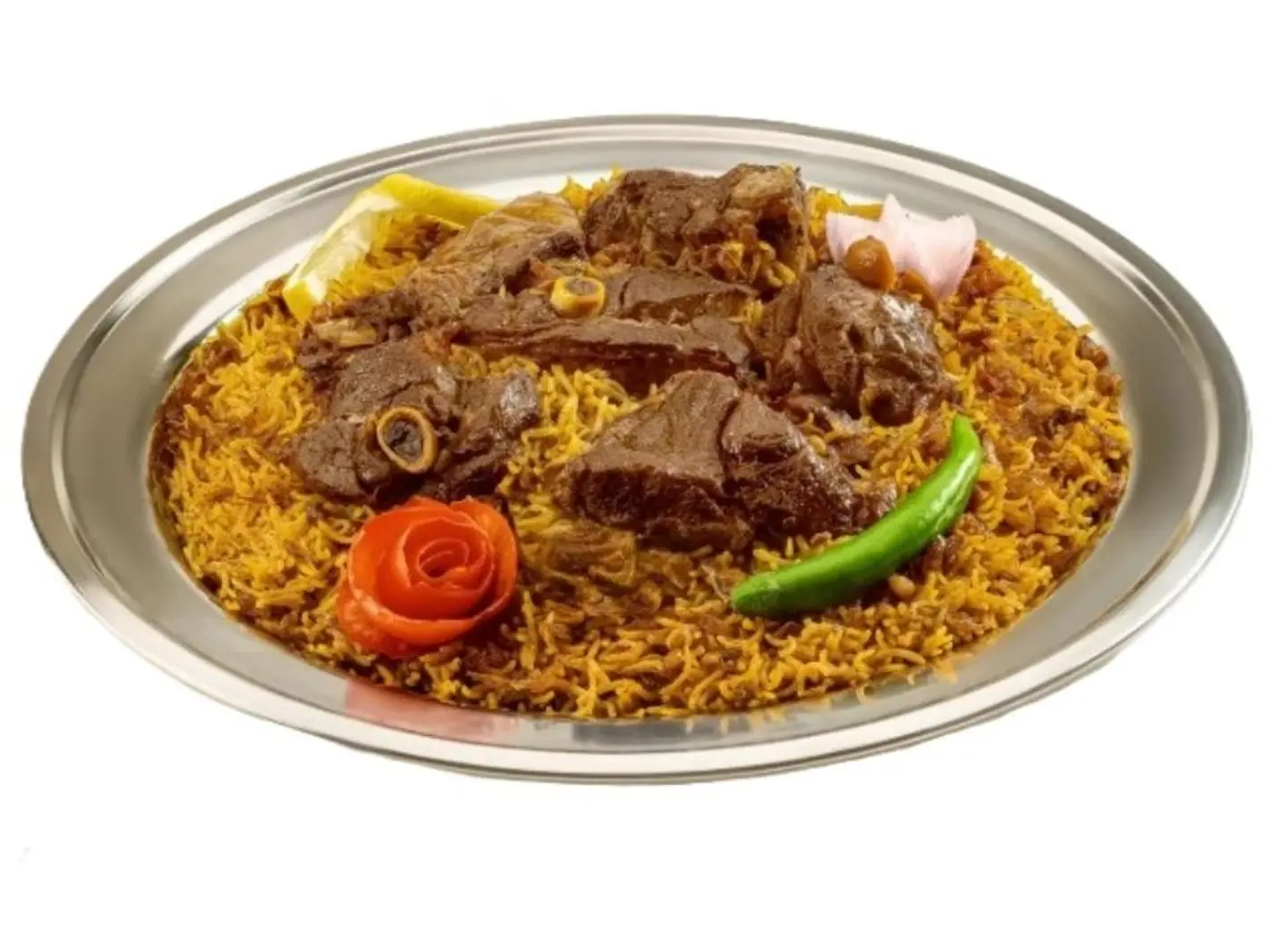 كبسة حساوية لحم