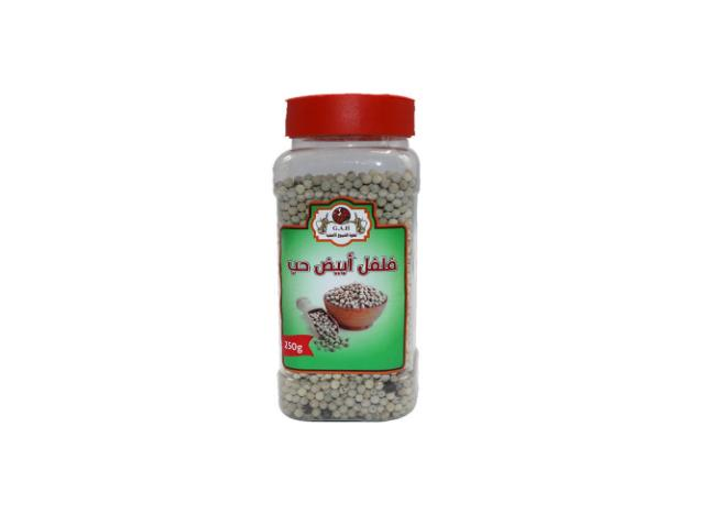 فلفل ابيض حب 250جرام