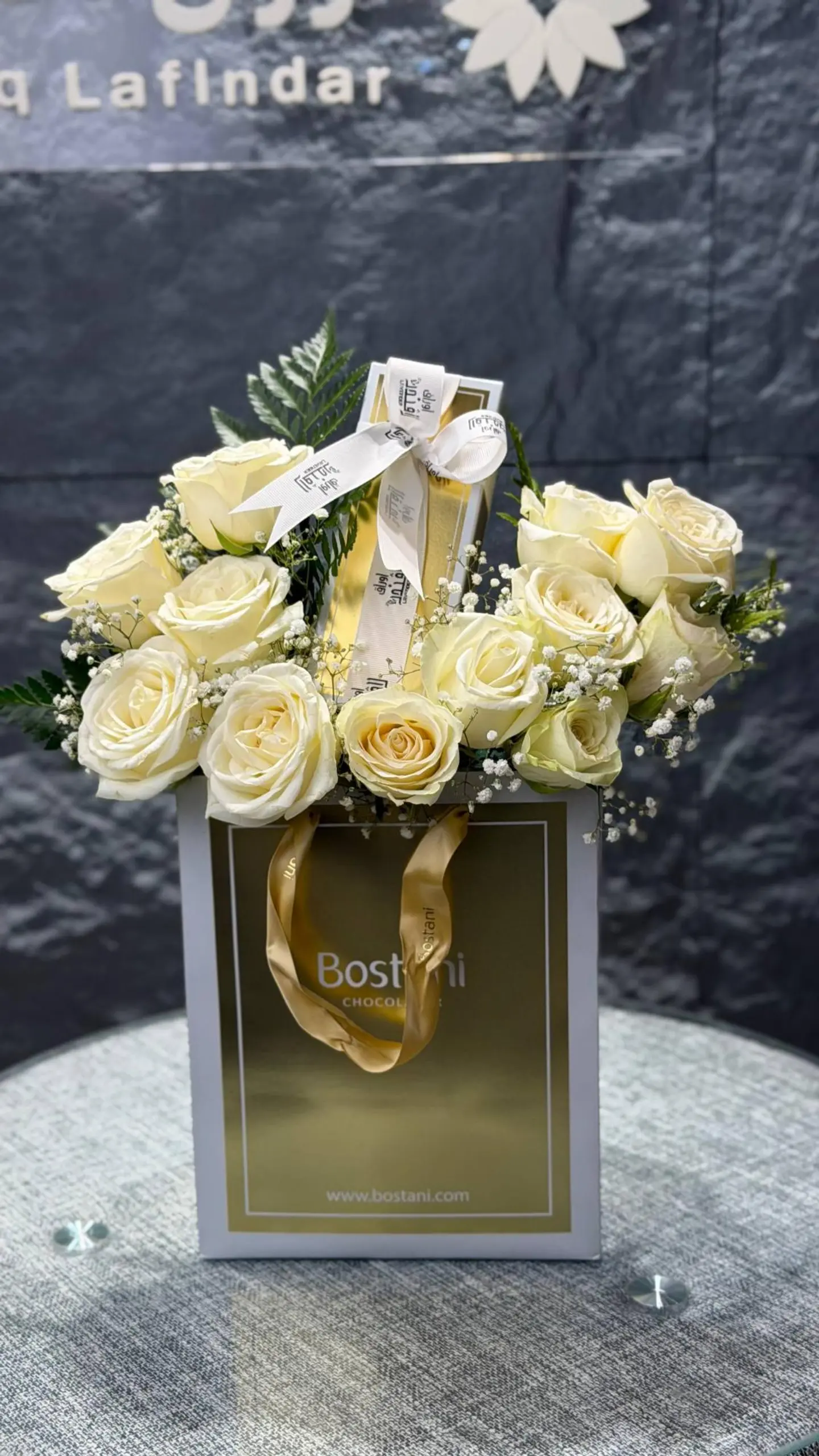 Rose White Garden Arrangement