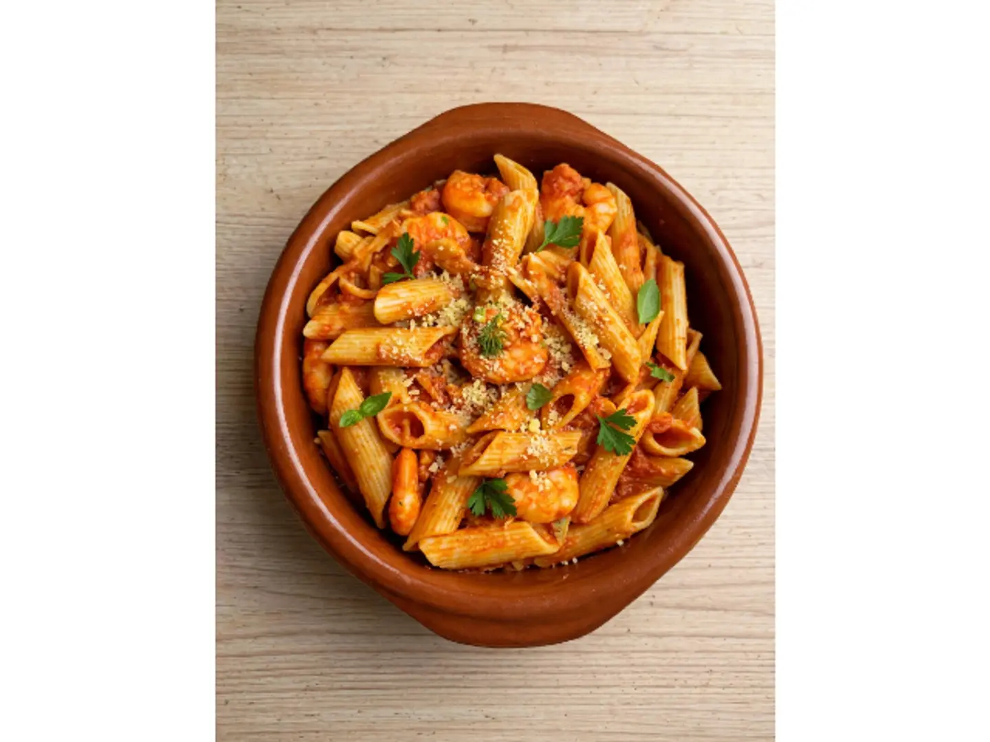 Seafood Pasta With Red Sauce