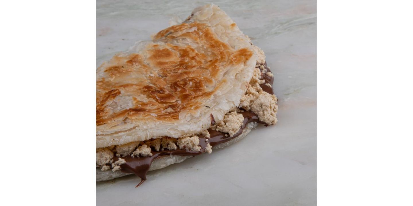 Nutella Chapati With Halva