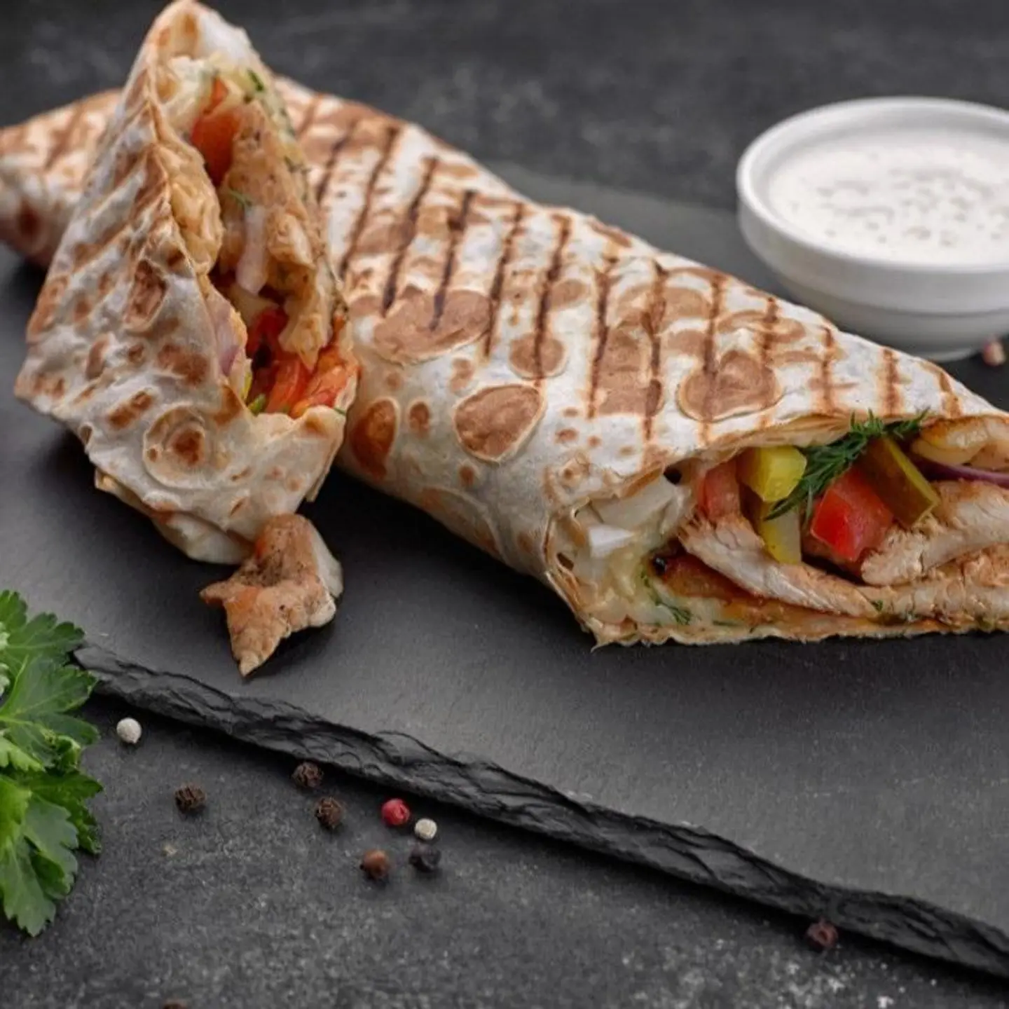 Chicken Fajita Saj