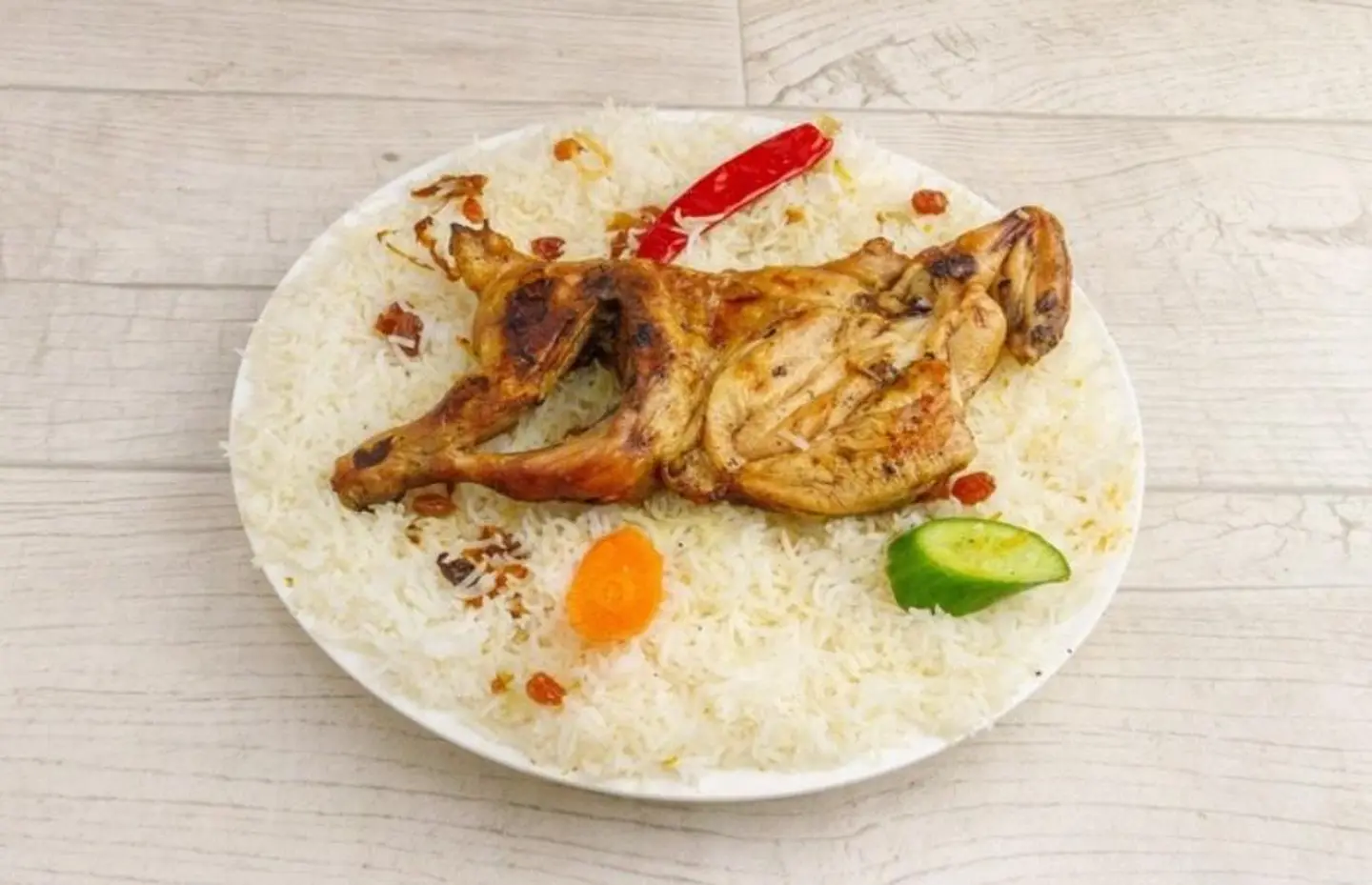 نصف حبة دجاج مظبي