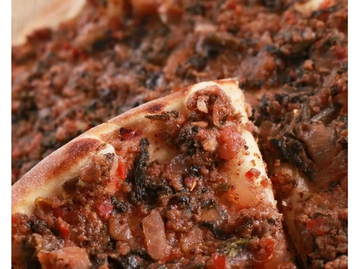 Meat With Spinach Pie