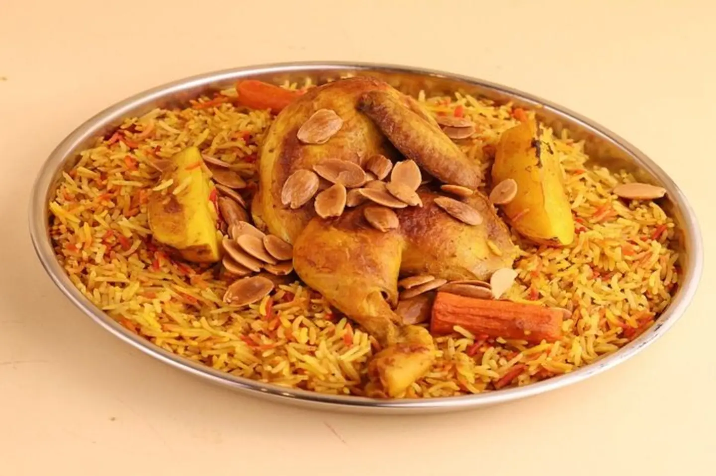 مندي دجاج اردني نصف دجاجة