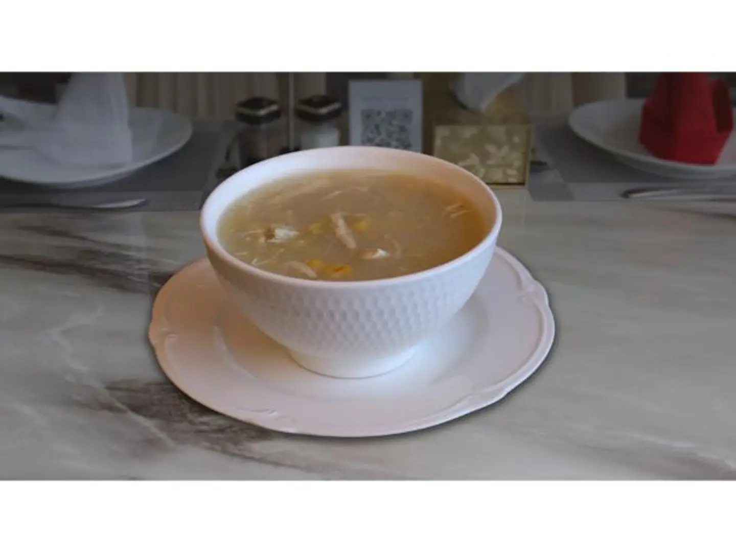 شوربة الذرة بالدجاج