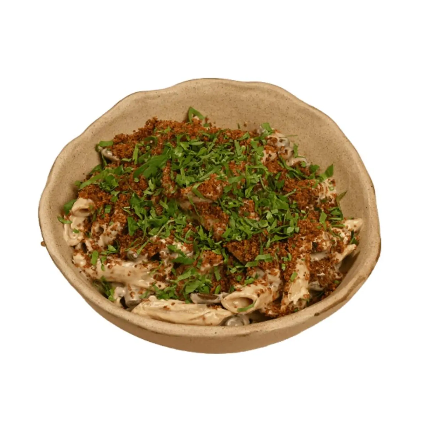 معكرونة الفطر والجبن