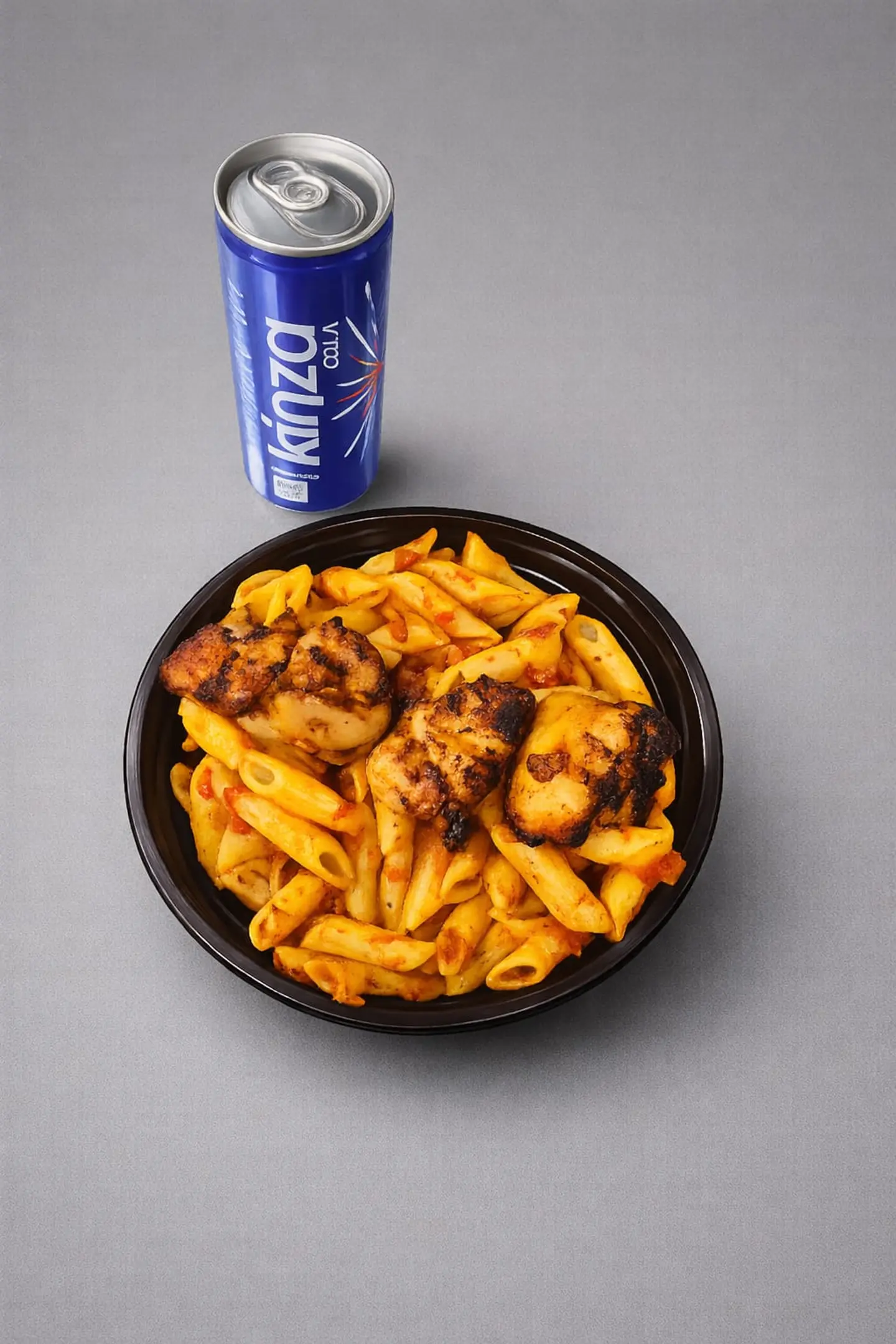 وجبة مكرونه مع شيش الطاووق