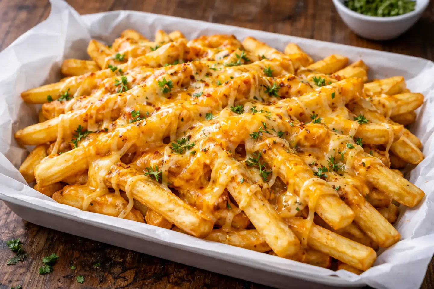 بطاطس مع جبنة