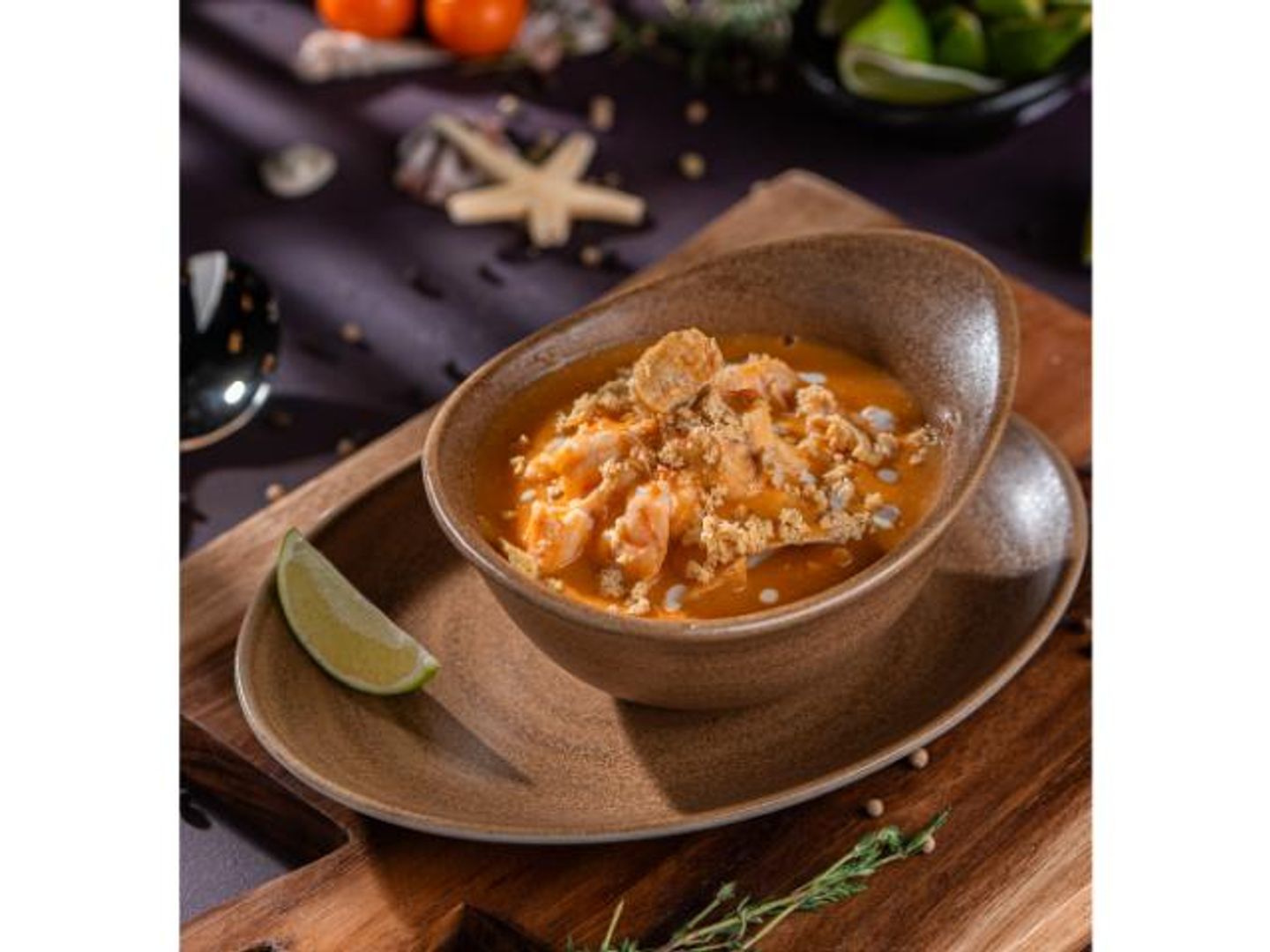 Shrimp Soup With Roe