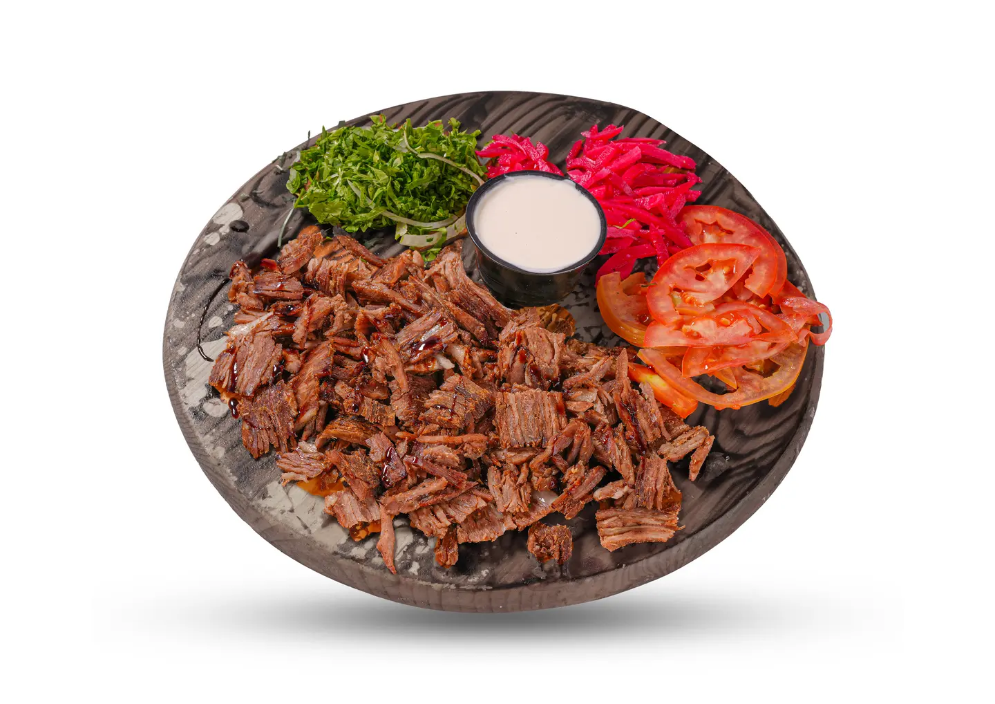 Meat Shawarma Plate - Medium