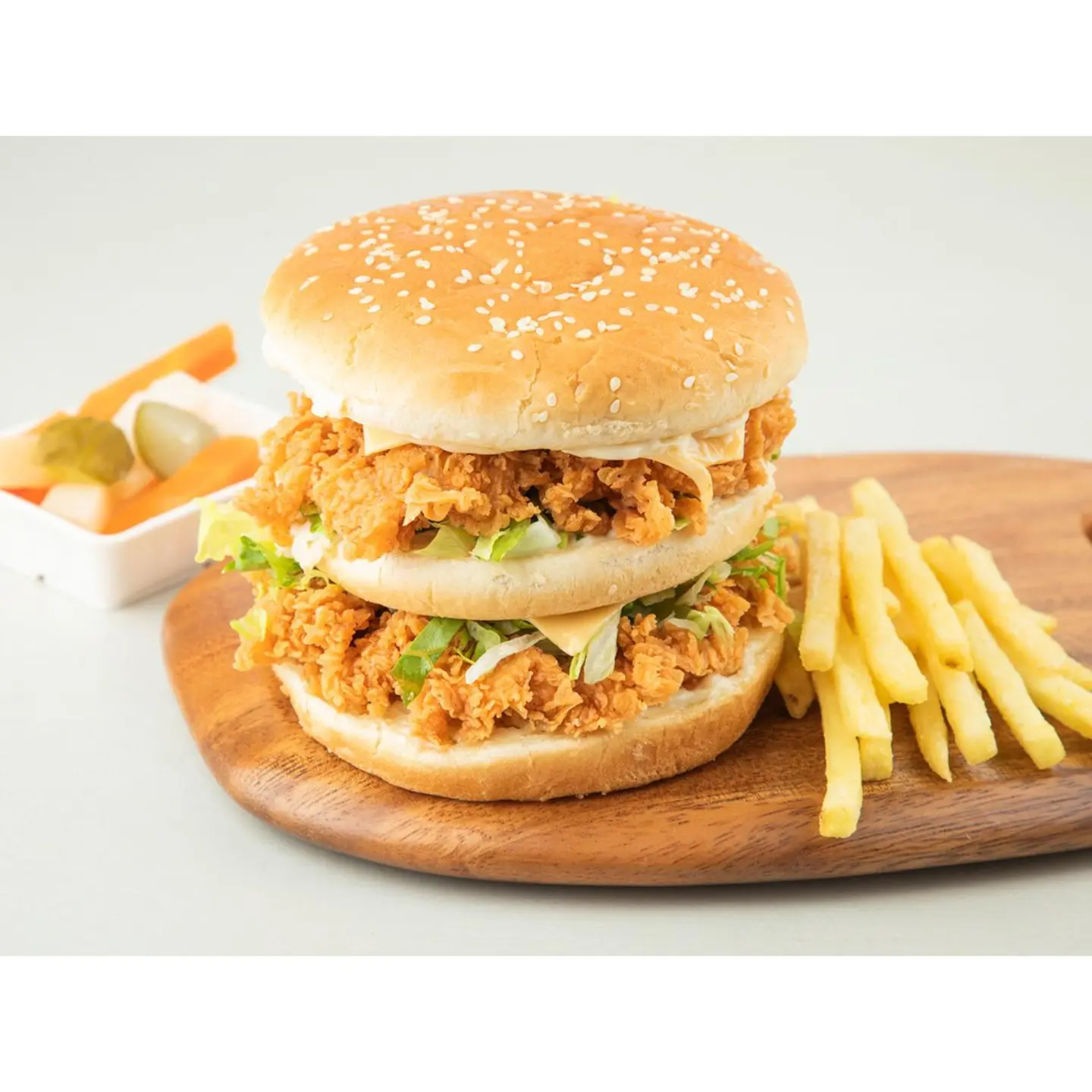 برجر دجاج دبل