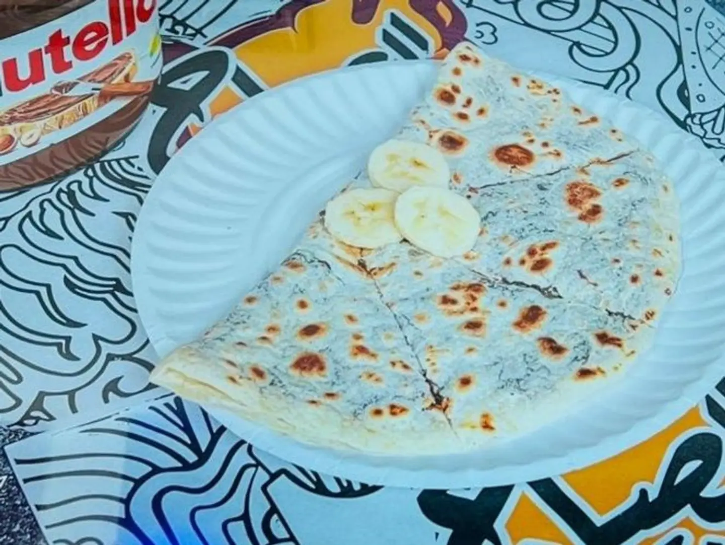 نوتيلا مع موز