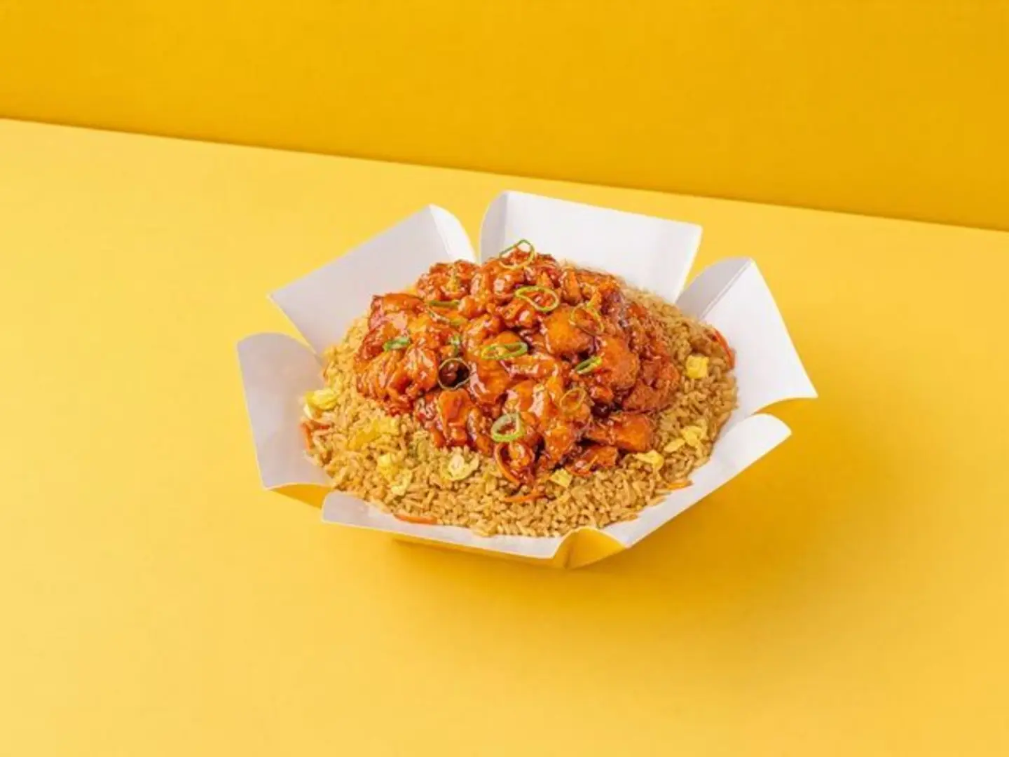 دجاج حلو حامض مع الأرز