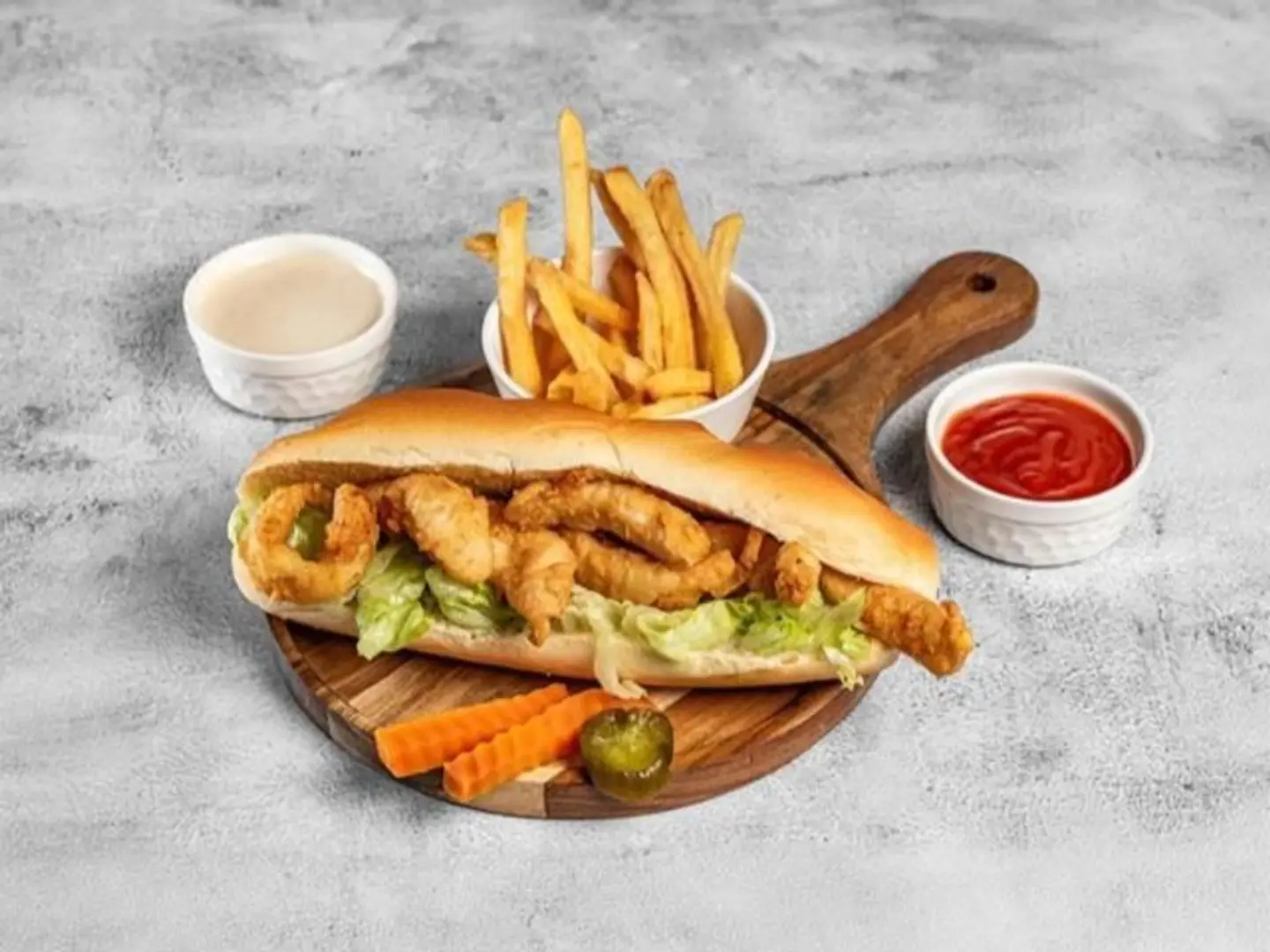 Medium Fried Squid
