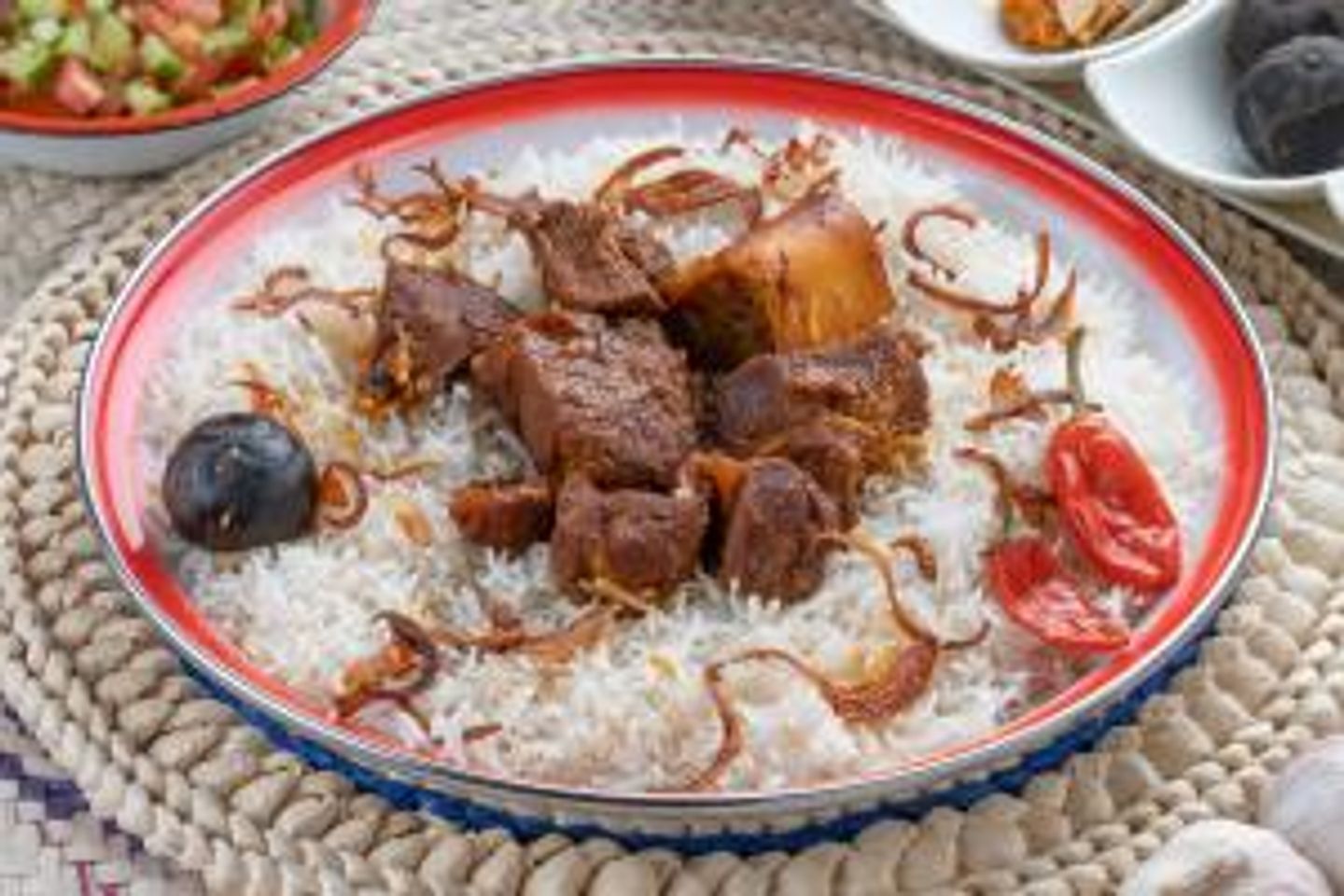 Camel Meat With Rice