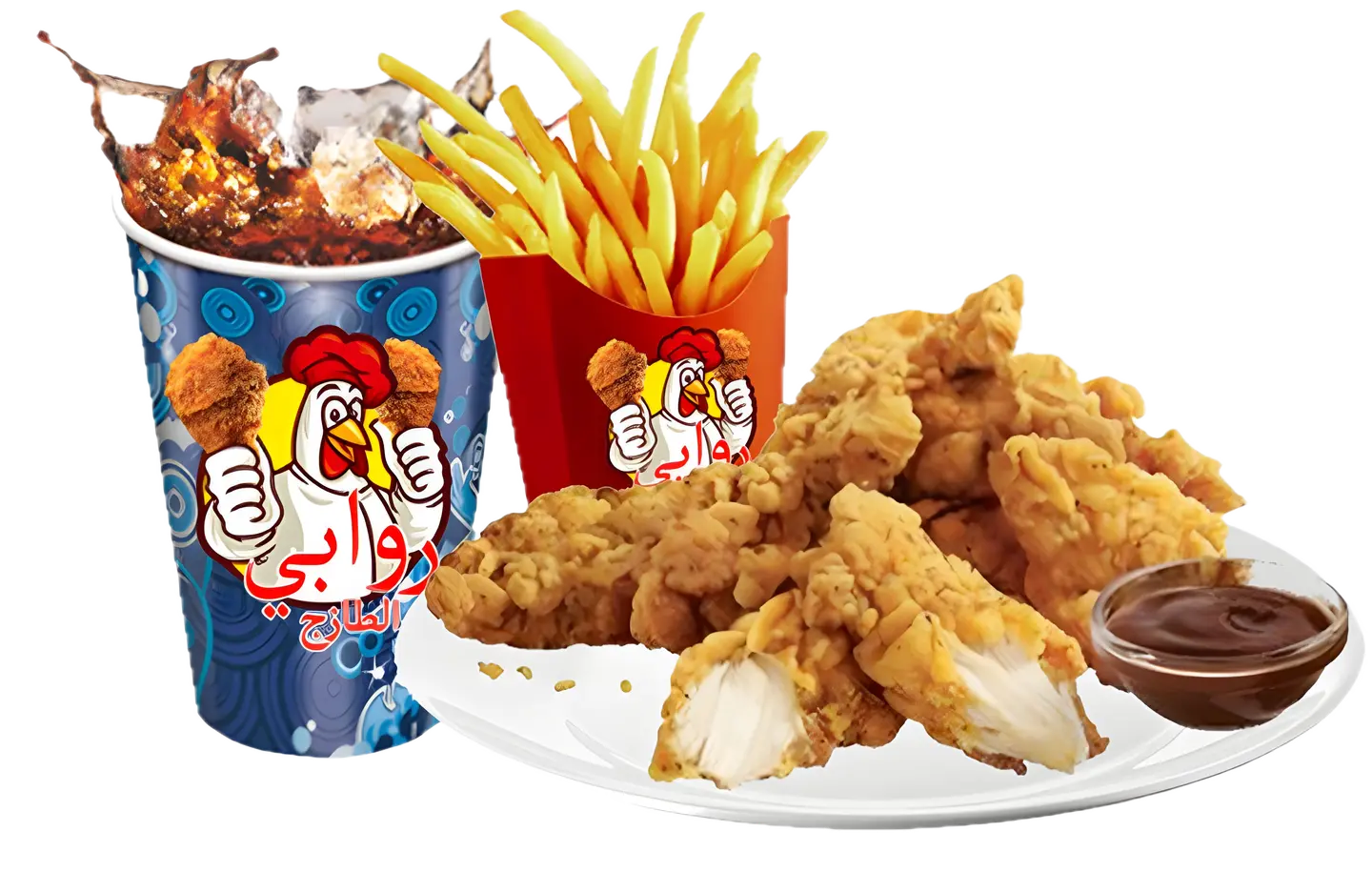 وجبة ستربس الدجاج