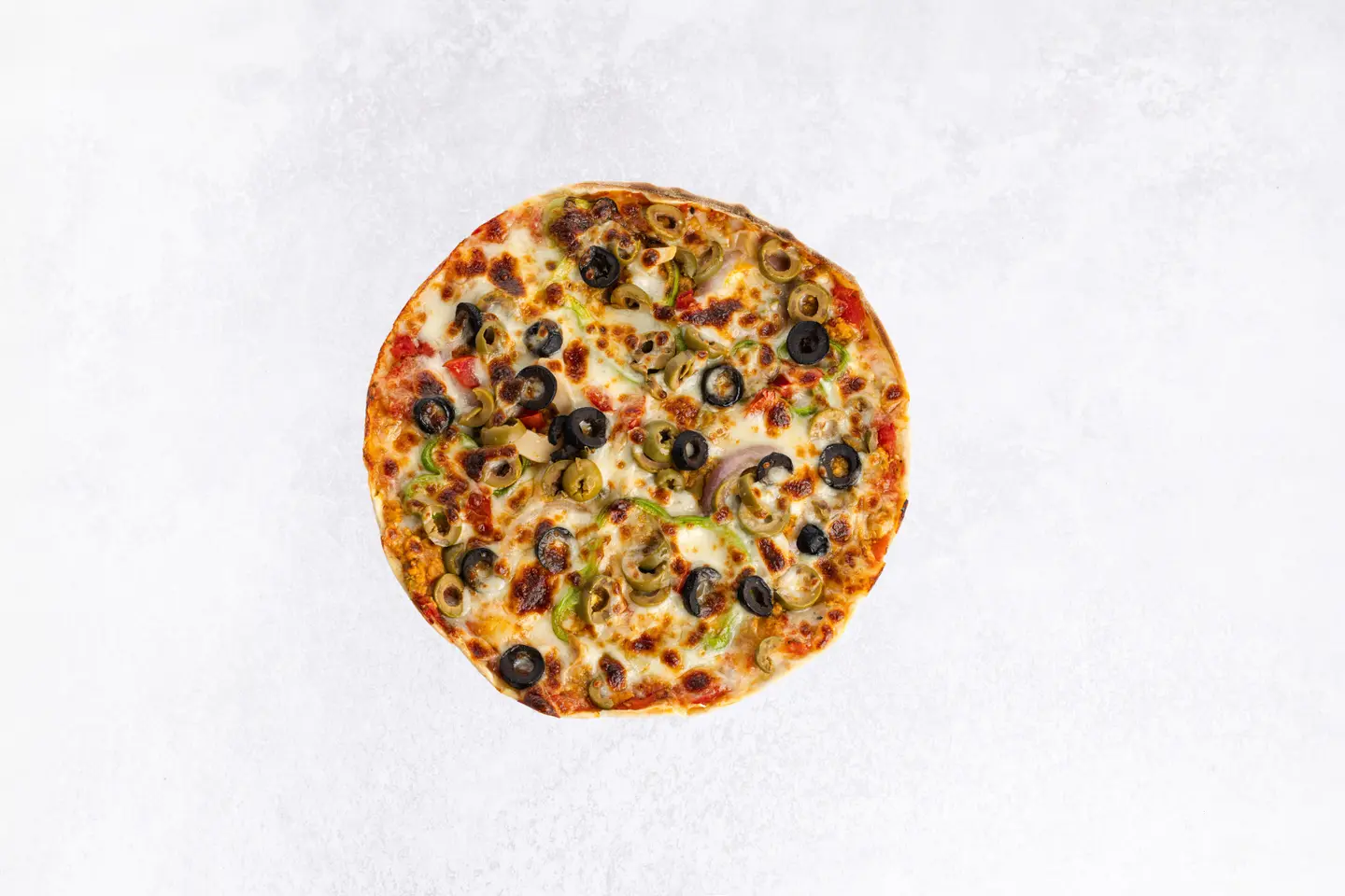 بيتزا خضار دجاج